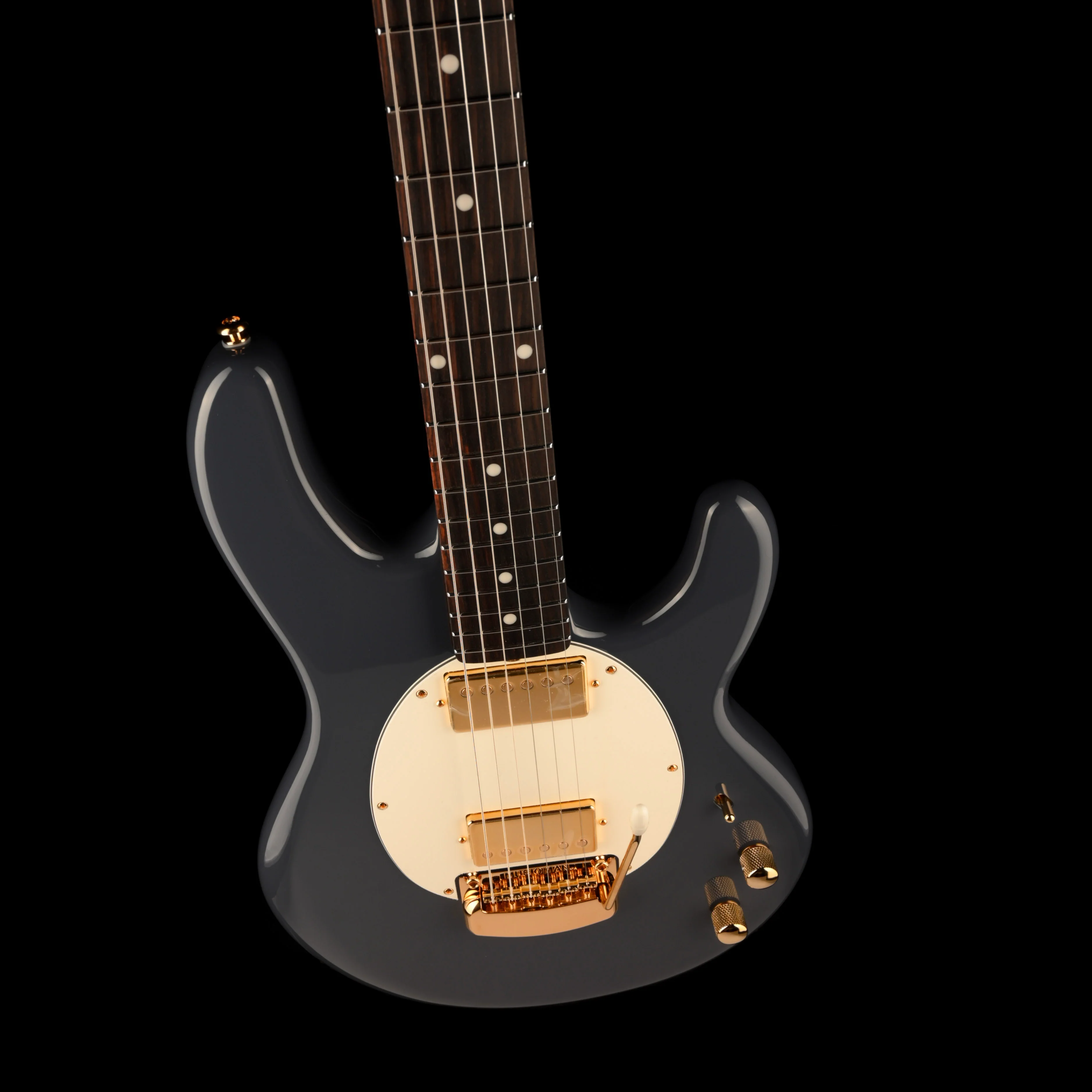 Ernie Ball Music Man StingRay II Charcoal Blue with Mono Case - Image 3