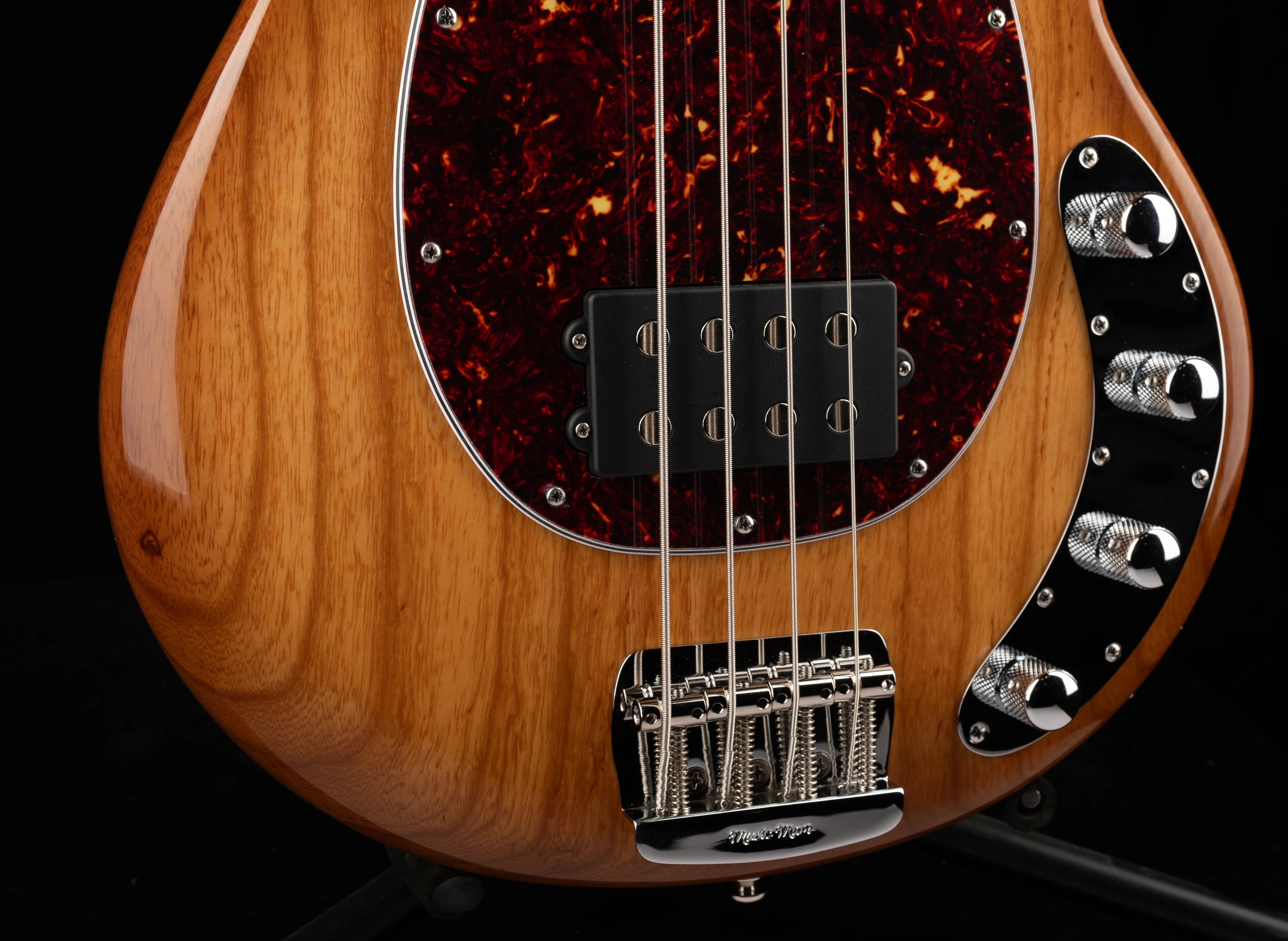 Ernie Ball Music Man StingRay Special 4 H Bass Hot Honey With Soft Shell Case - Image 4