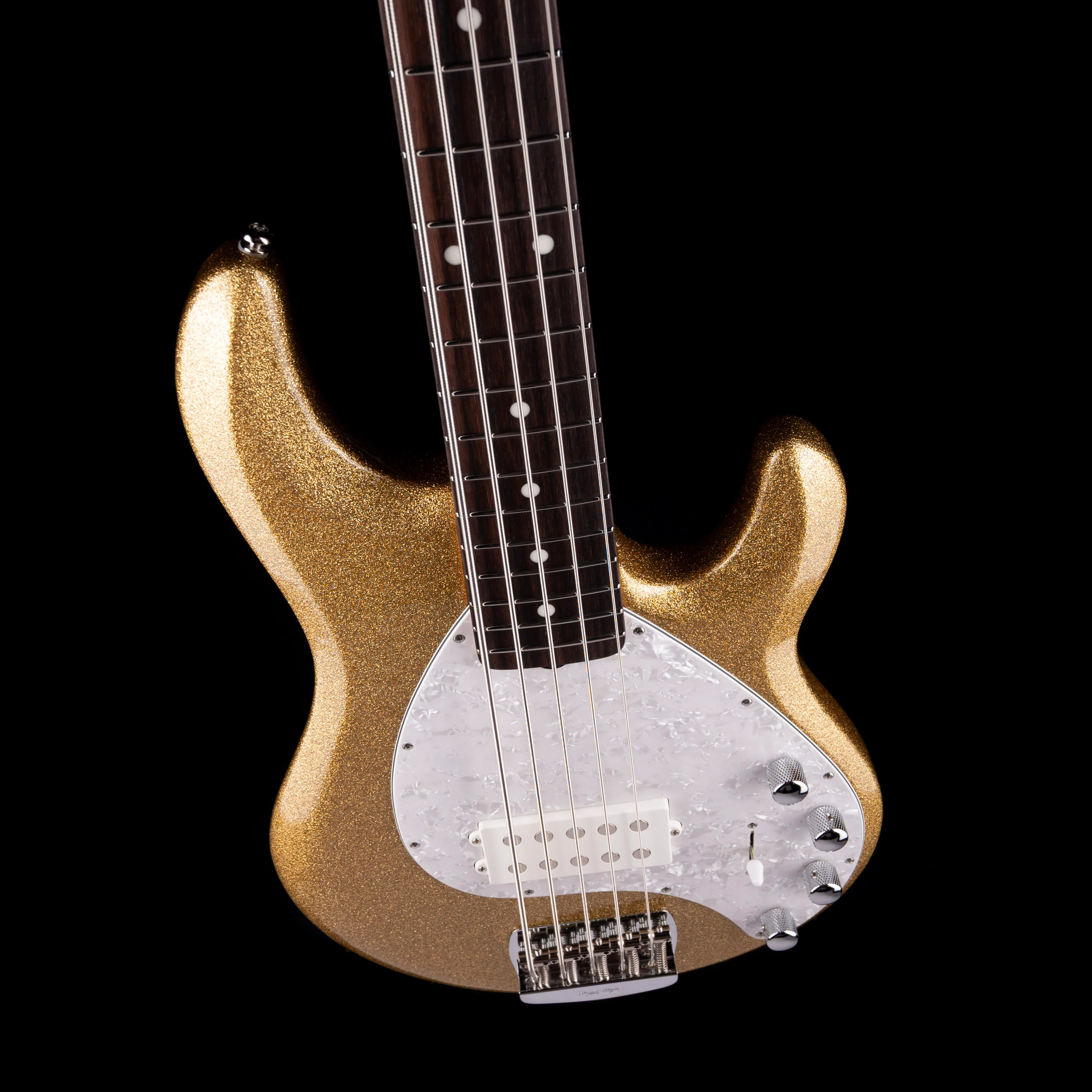 Ernie Ball Music Man StingRay Special 5 H Bass Genius Gold with Mono Case - Image 3