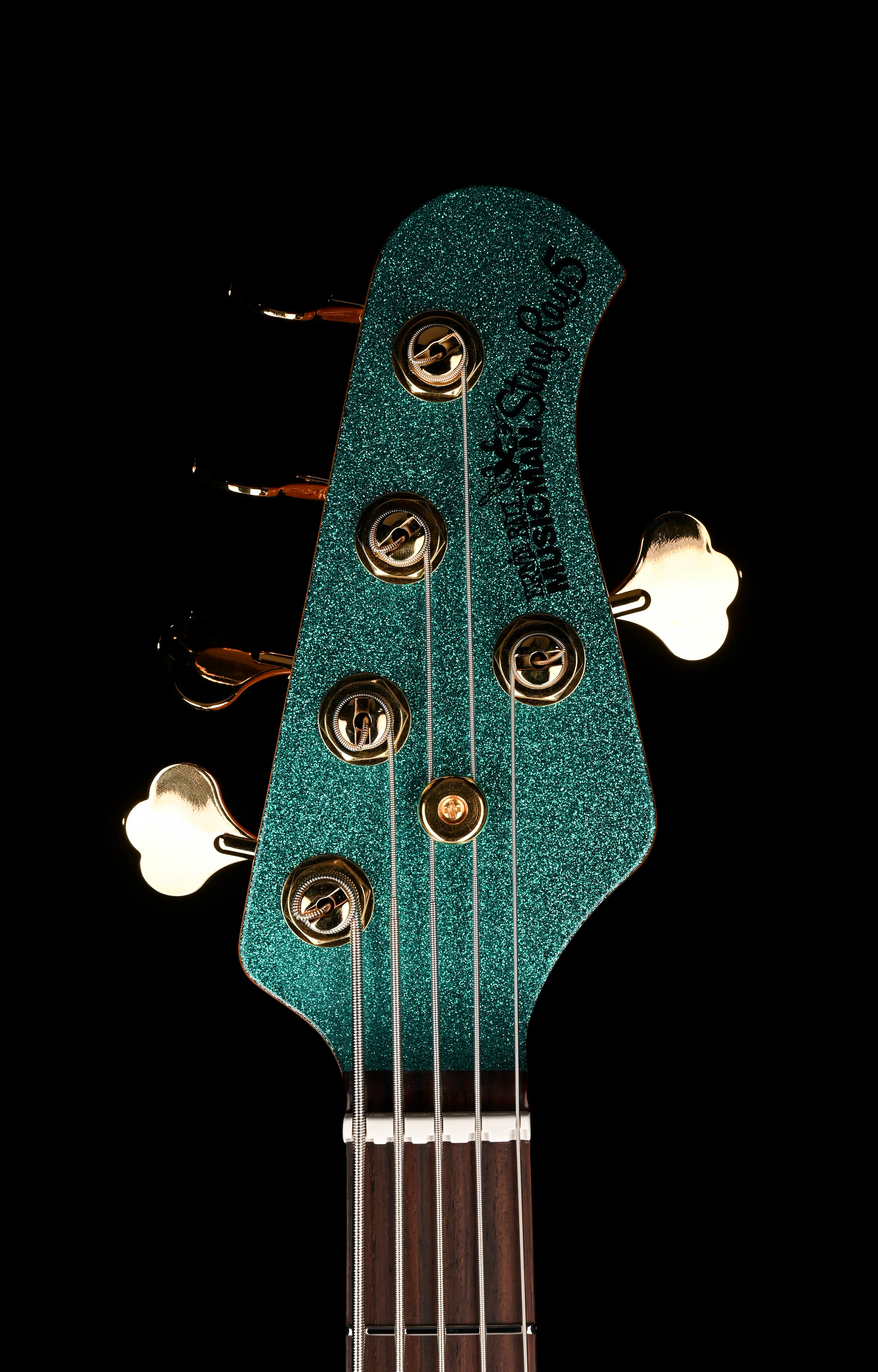 Ernie Ball Music Man StingRay Special 5 HH Bass Ocean Sparkle With Softshell Case - Image 12