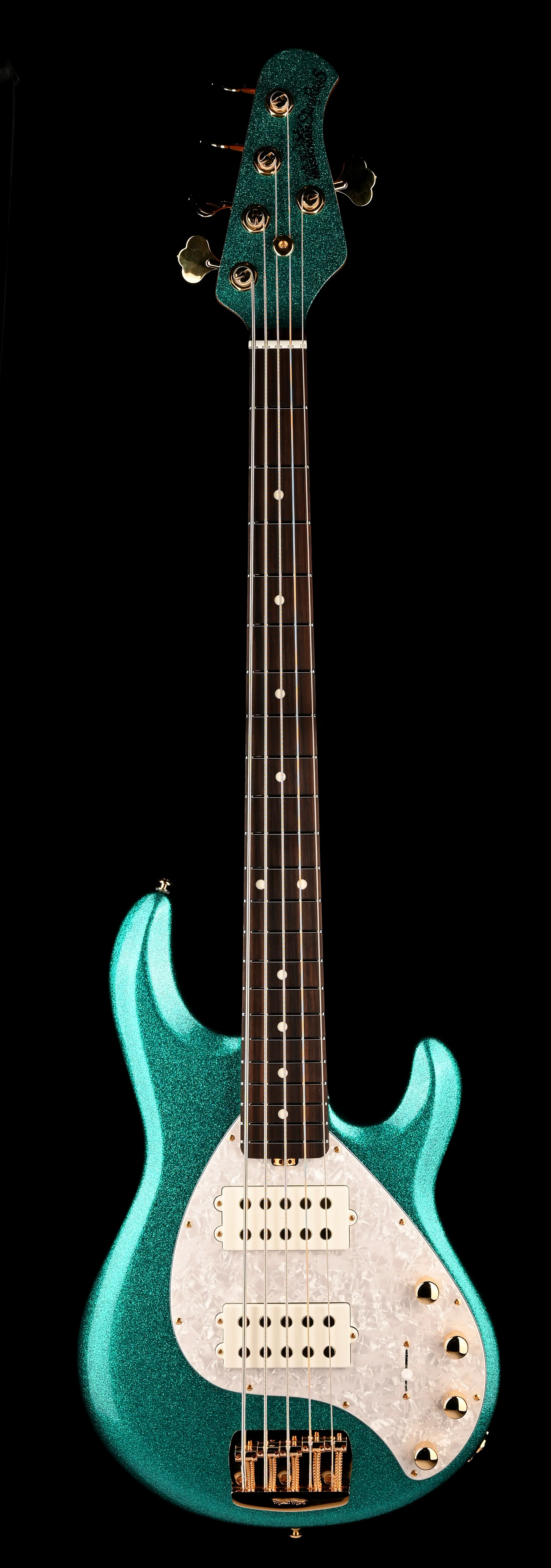 Ernie Ball Music Man StingRay Special 5 HH Bass Ocean Sparkle With Softshell Case - Image 2