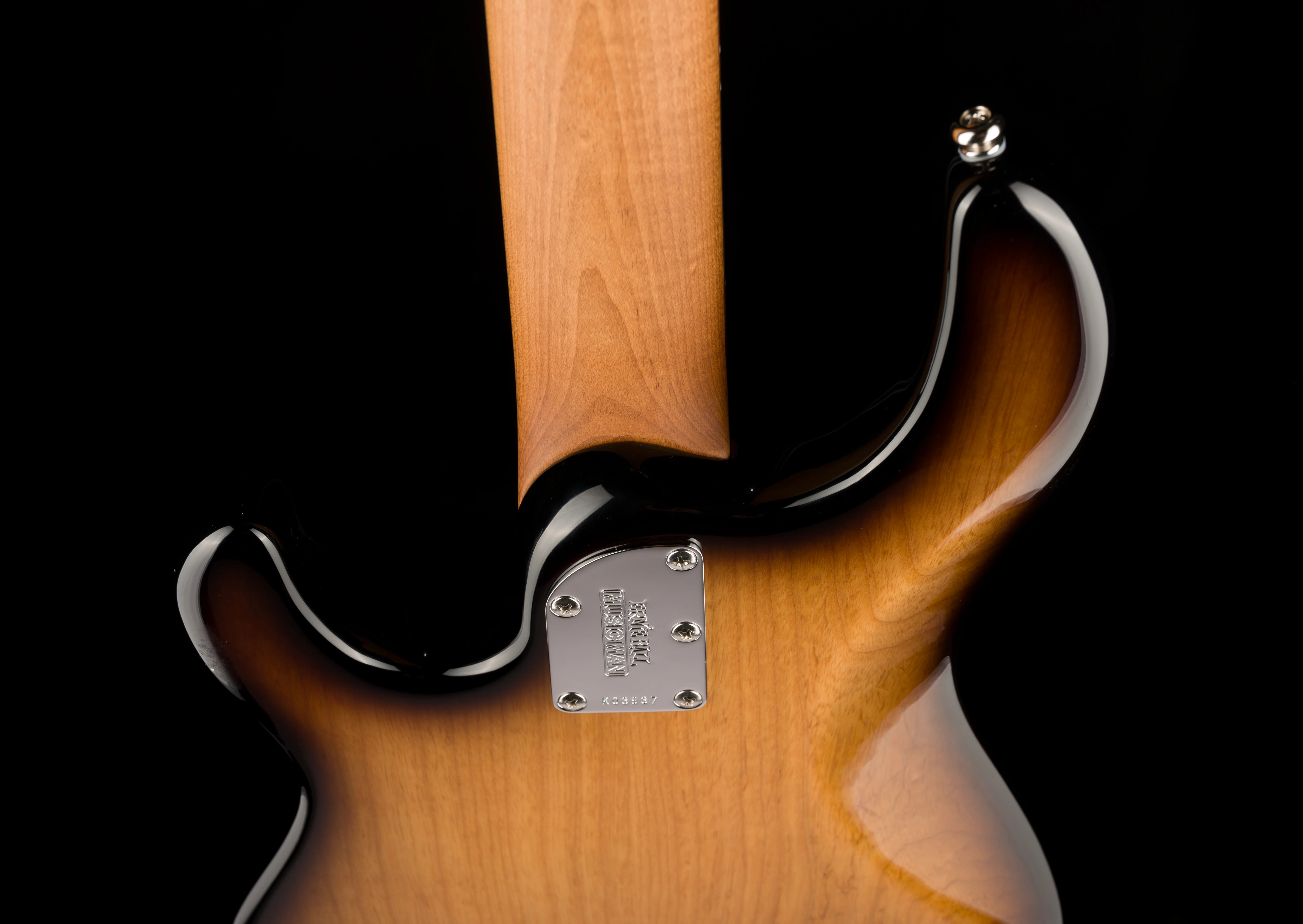 Ernie Ball Music Man StingRay Special 5 HH Bass Burnt Ends Roasted Maple With Case - Image 16