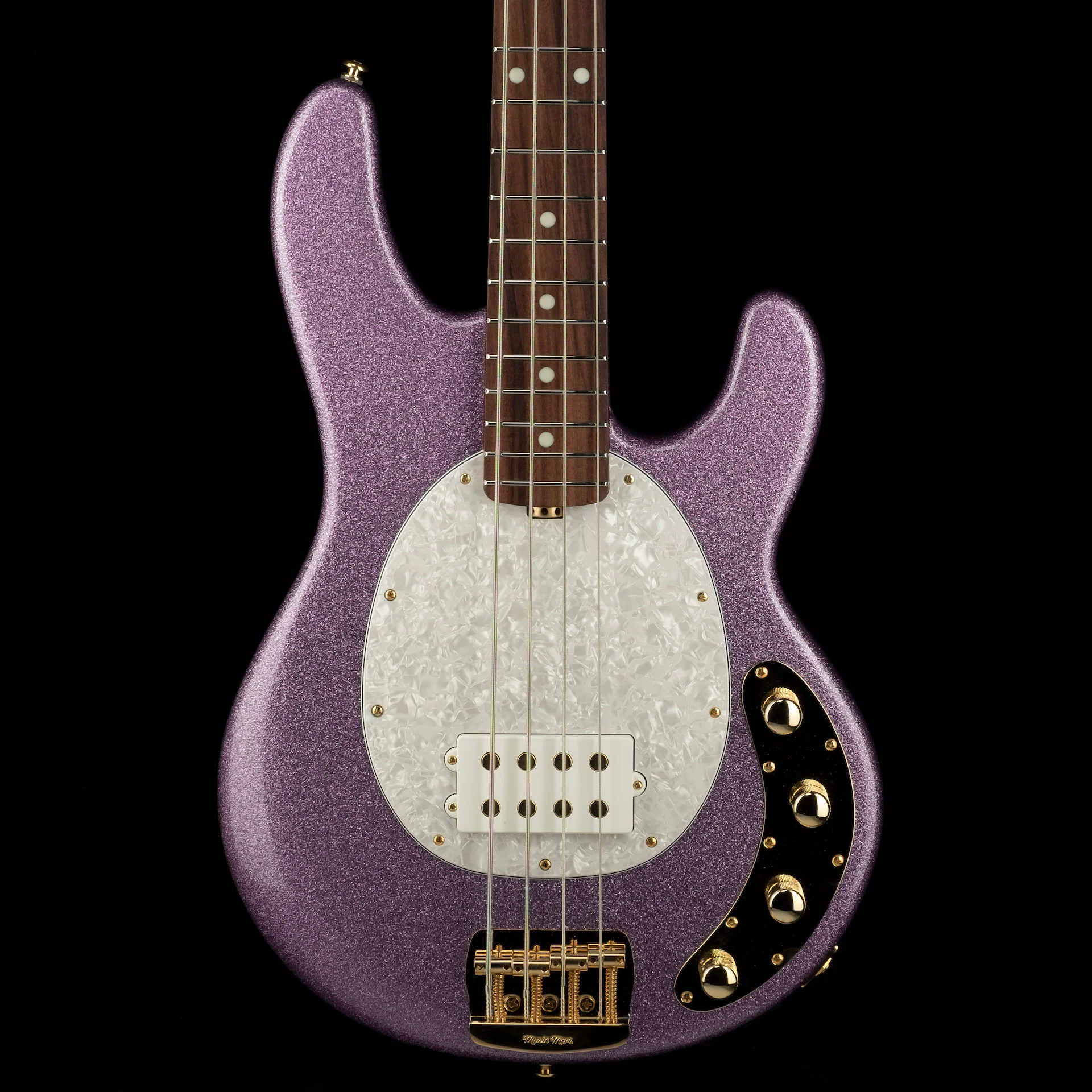 Ernie Ball Music Man StingRay Special Bass Amethyst Sparkle Roasted Maple With Case