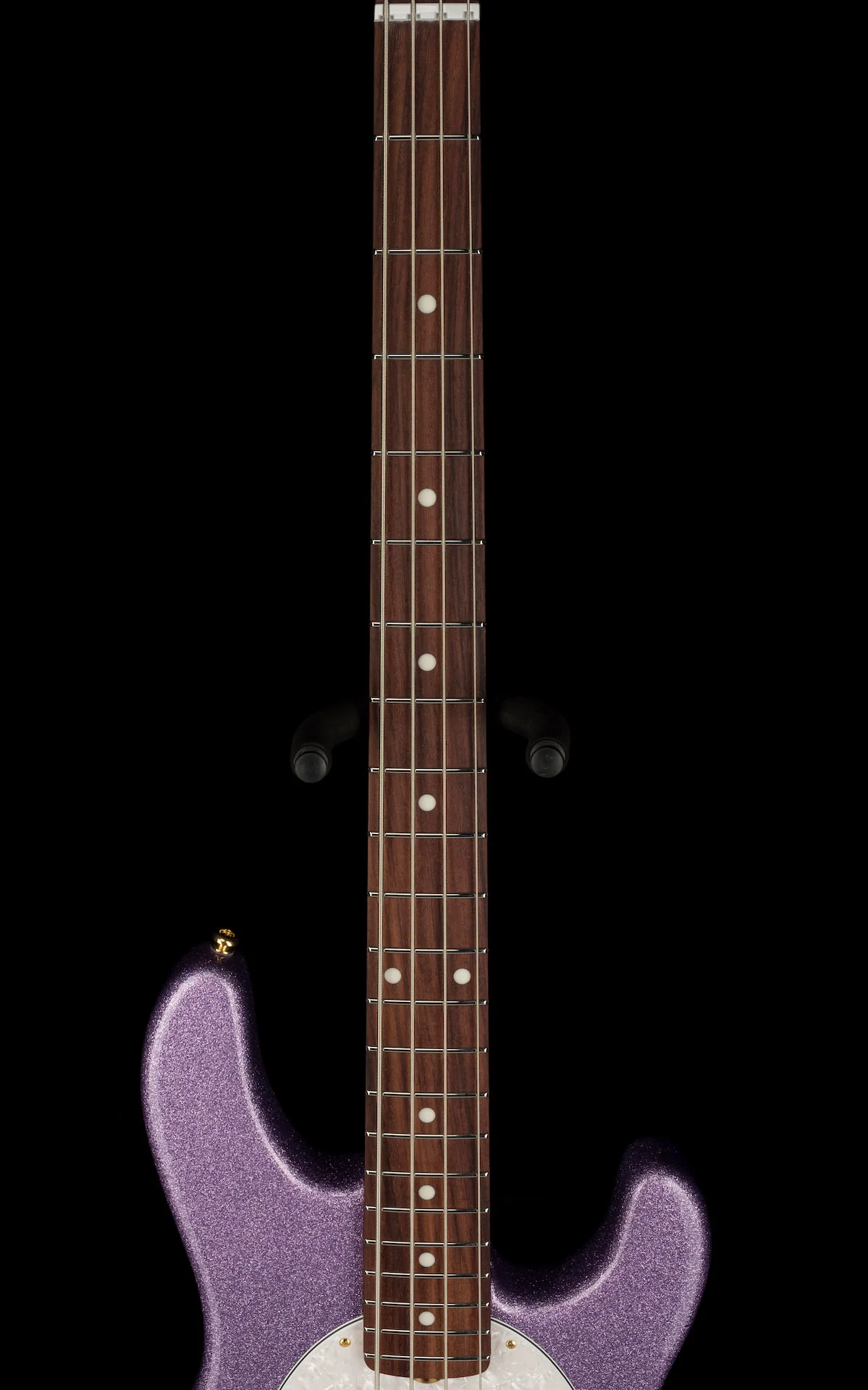 Ernie Ball Music Man StingRay Special Bass Amethyst Sparkle Roasted Maple With Case - Image 12