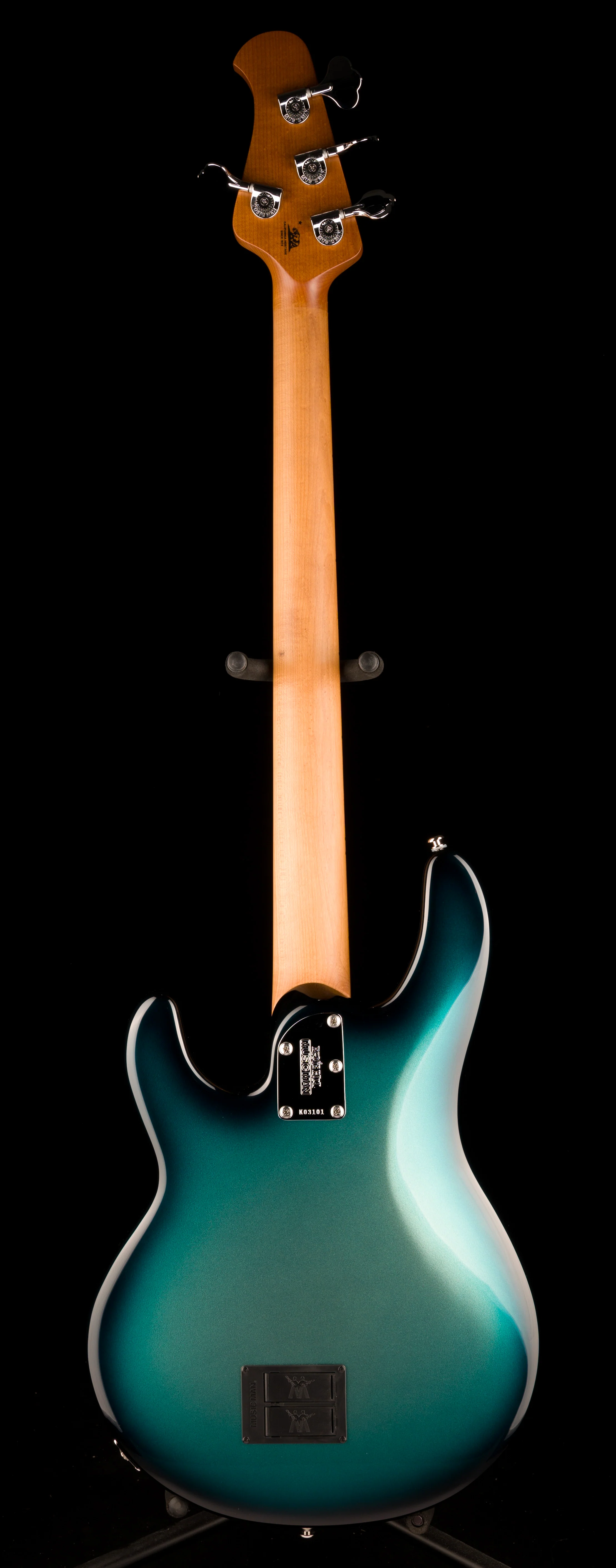 Ernie Ball Music Man StingRay Special Bass Frost Green Pearl with Mono Case - Image 13