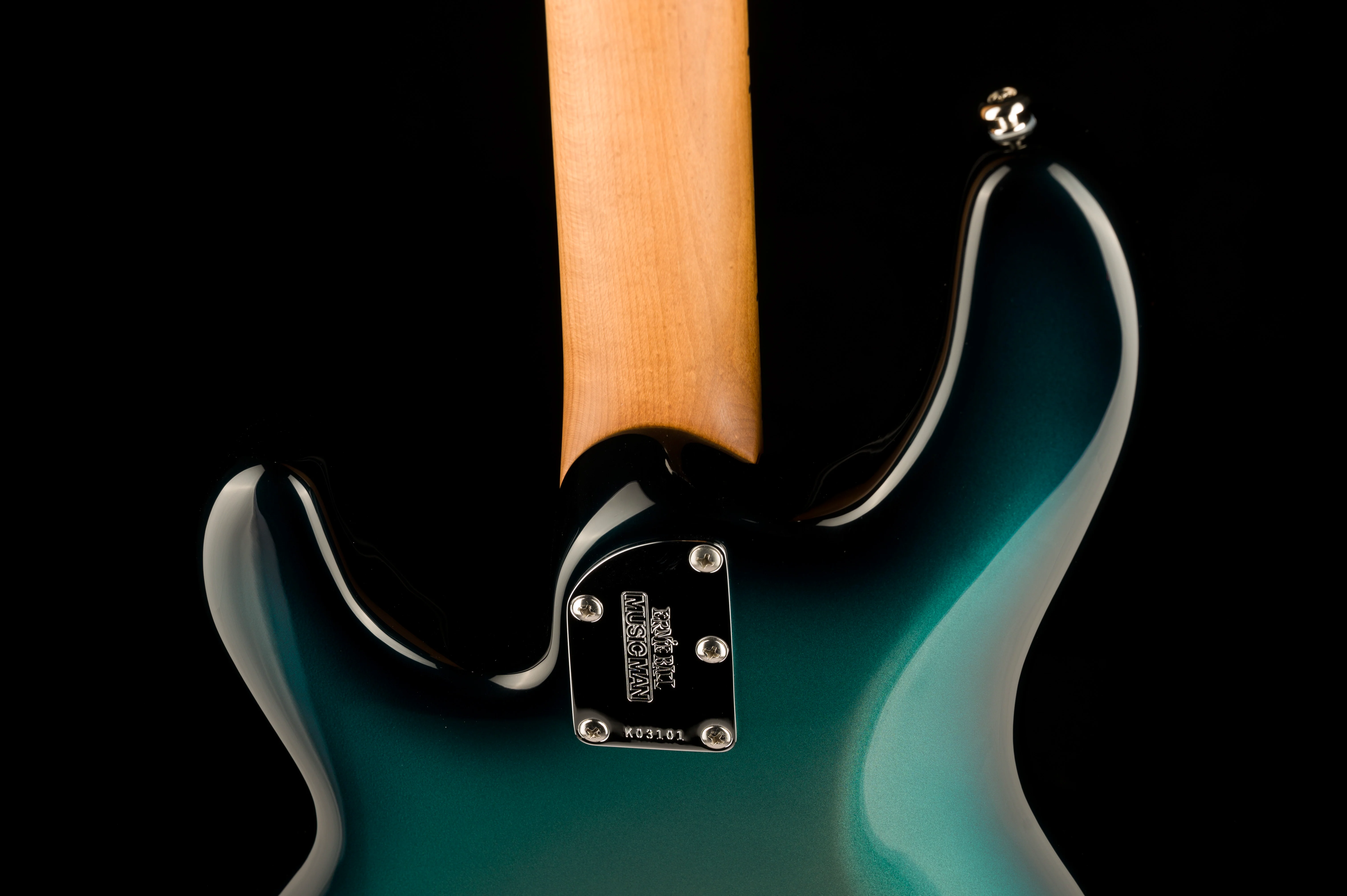 Ernie Ball Music Man StingRay Special Bass Frost Green Pearl with Mono Case - Image 14