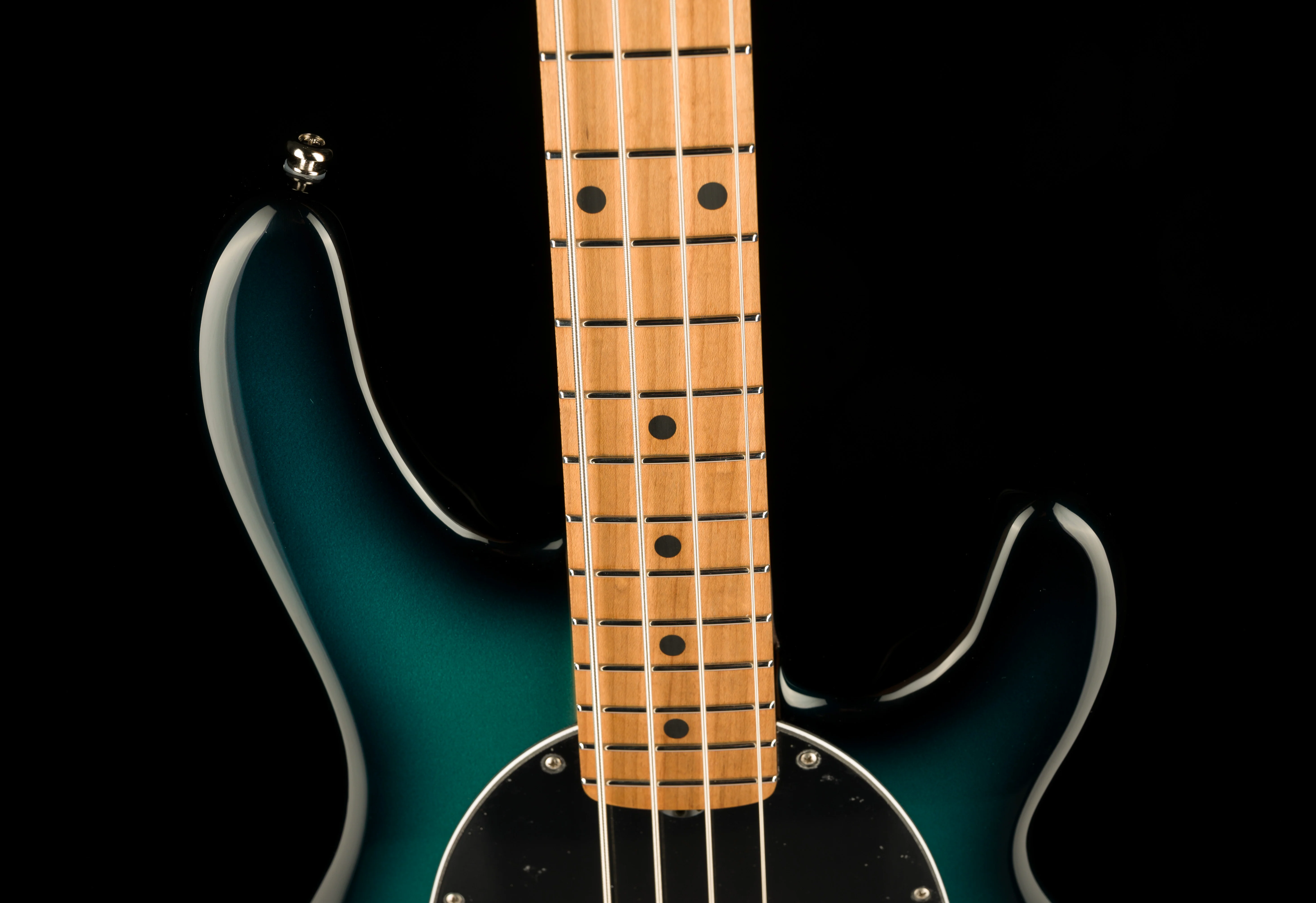 Ernie Ball Music Man StingRay Special Bass Frost Green Pearl with Mono Case - Image 3