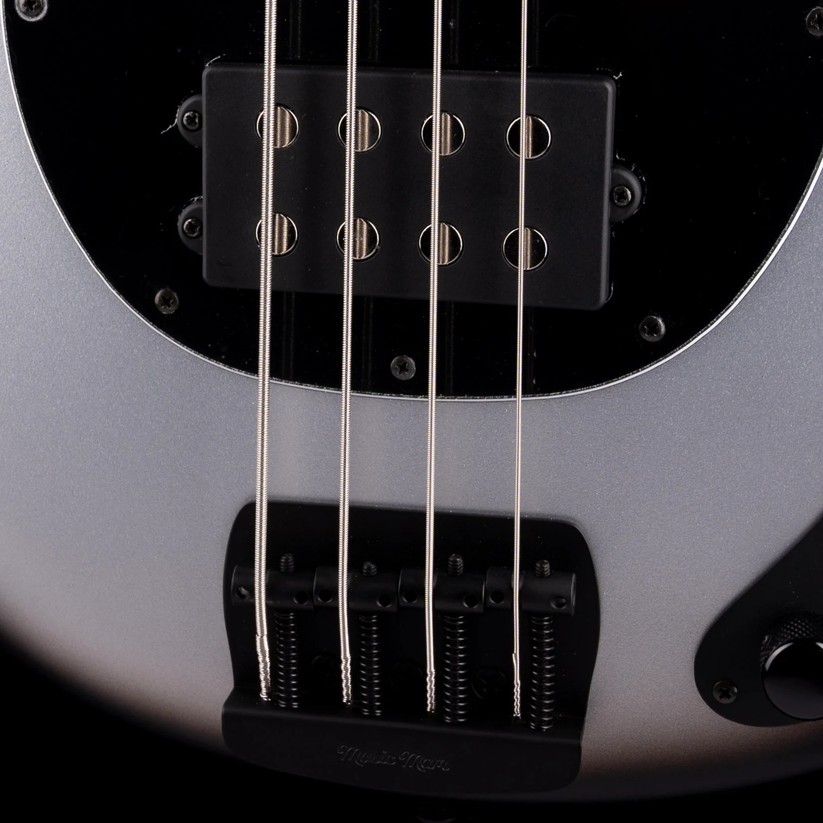 Ernie Ball Music Man StingRay Special H Bass Black Rock with Mono Case - Image 4