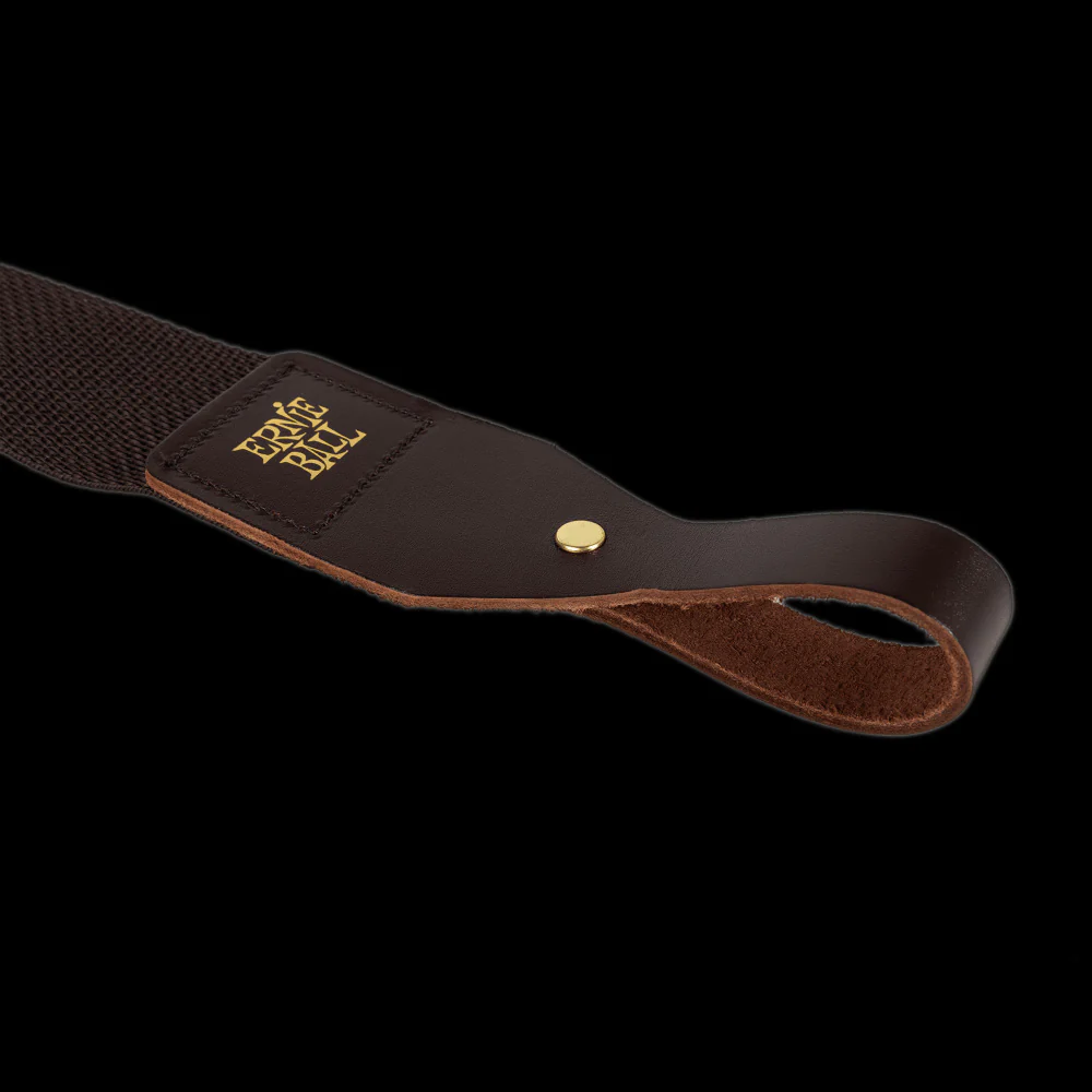 Ernie Ball Polypro Acoustic Guitar Strap - Brown - P05366 - Image 3