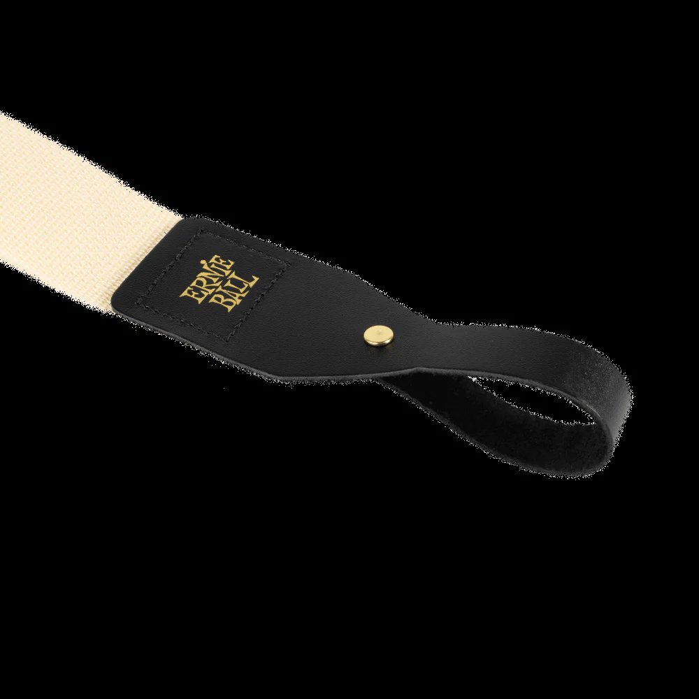 Ernie Ball Polypro Acoustic Guitar Strap - Cream - P05368 - Image 4