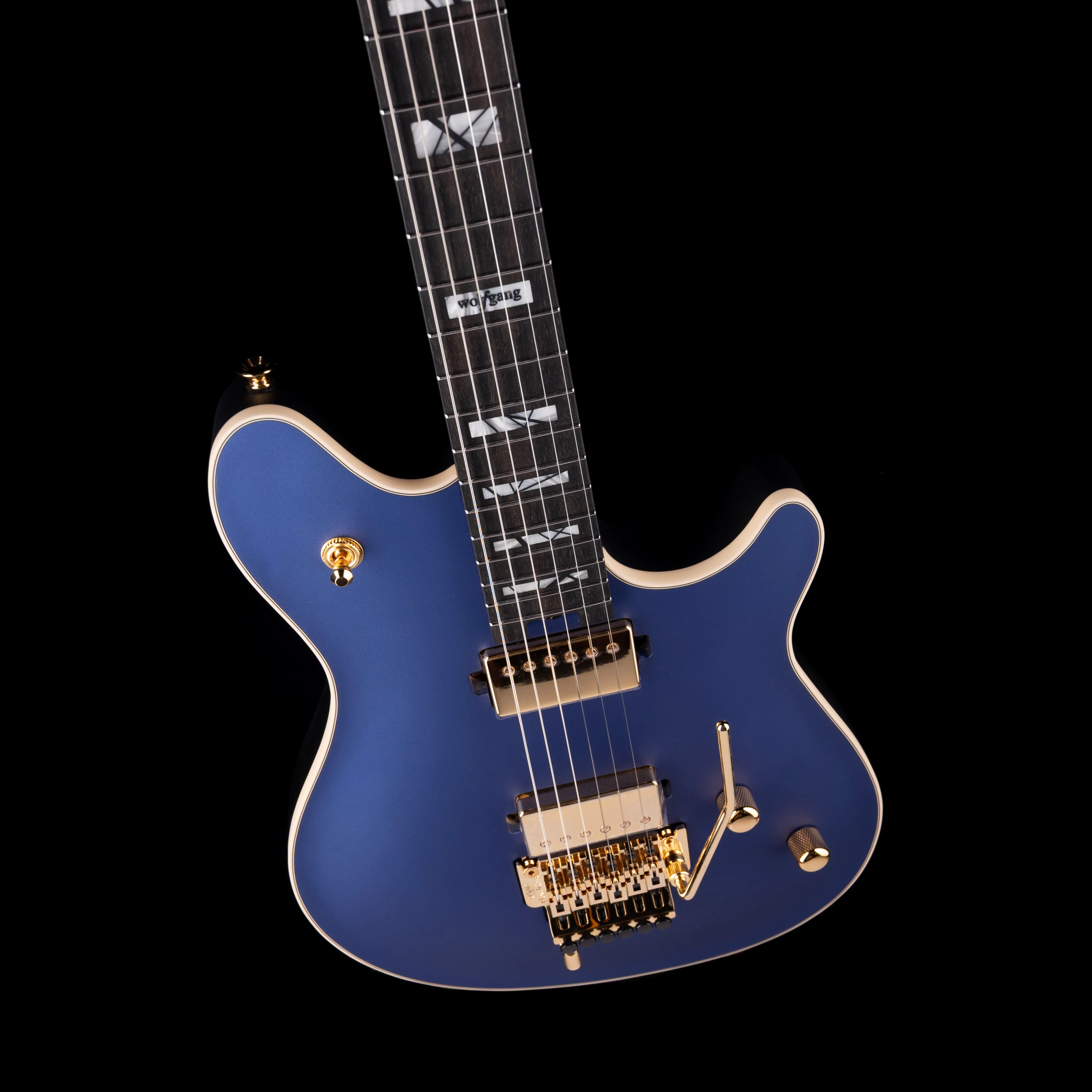 EVH Custom Shop Wolfgang HH Cobalt Blue Metallic With Case - Image 3