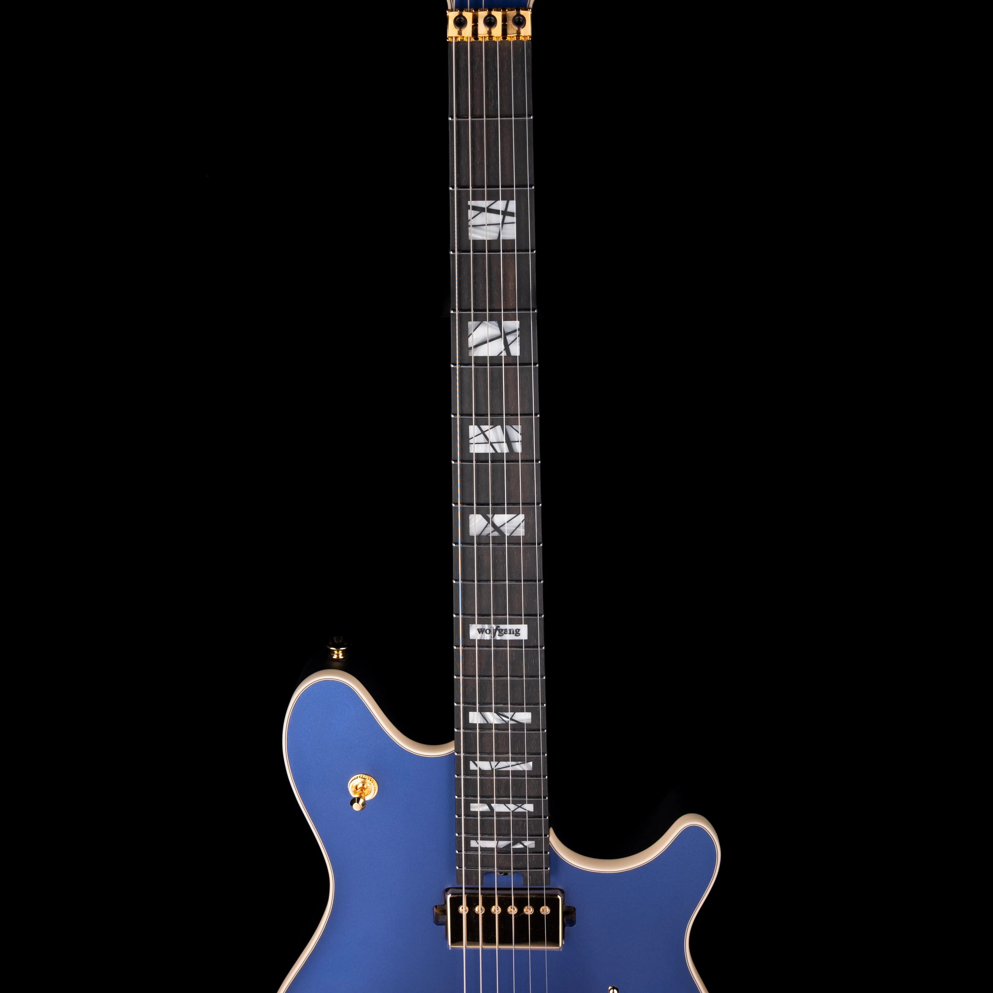 EVH Custom Shop Wolfgang HH Cobalt Blue Metallic With Case - Image 8