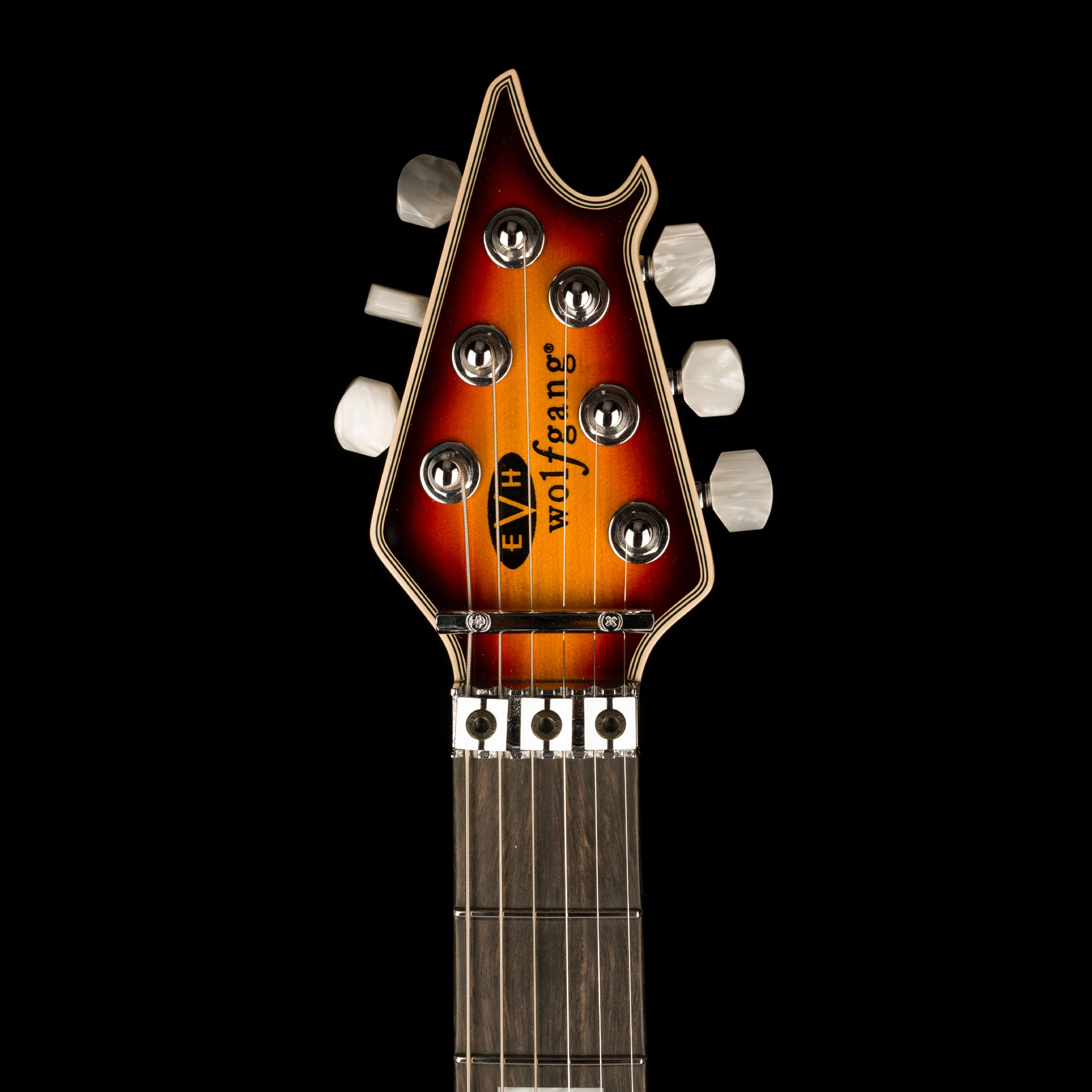EVH Wolfgang USA 5A Flame Top 3-Tone Burst with Case - Image 13