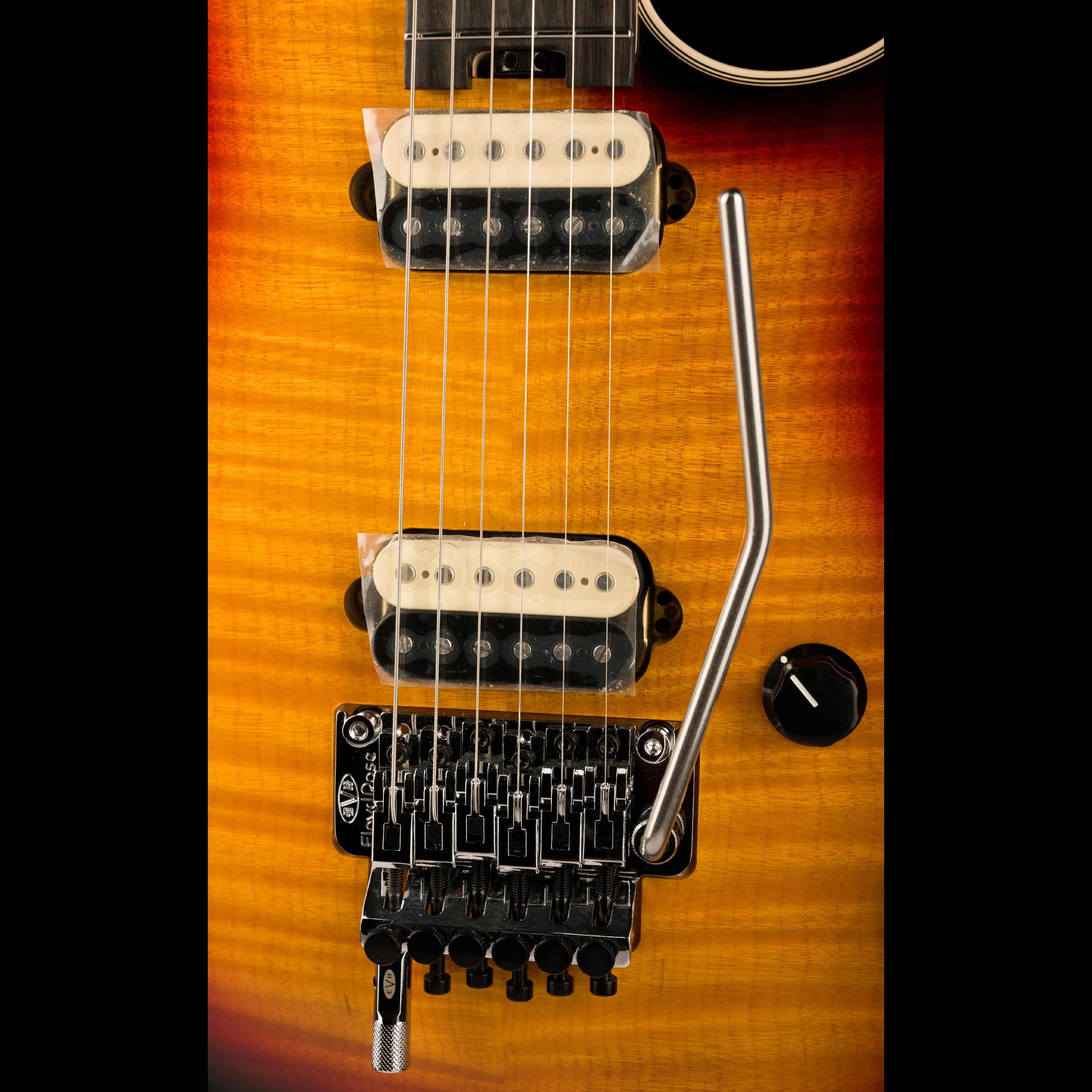 EVH Wolfgang USA 5A Flame Top 3-Tone Burst with Case - Image 8