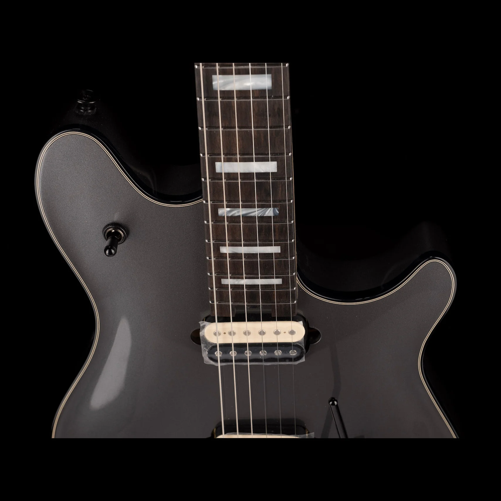 EVH Wolfgang USA Ebony Fingerboard Silver with Case - Serial # WG13742A - Demo - Image 3