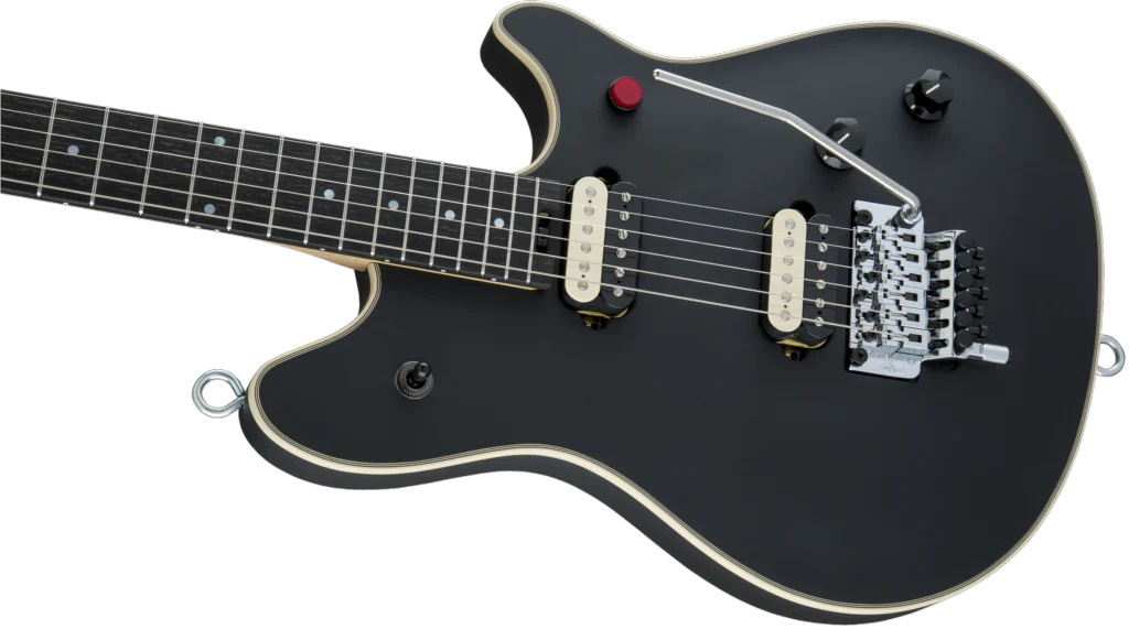 EVH Wolfgang USA Edward Van Halen Signature Stealth Electric Guitar With Case - Image 6
