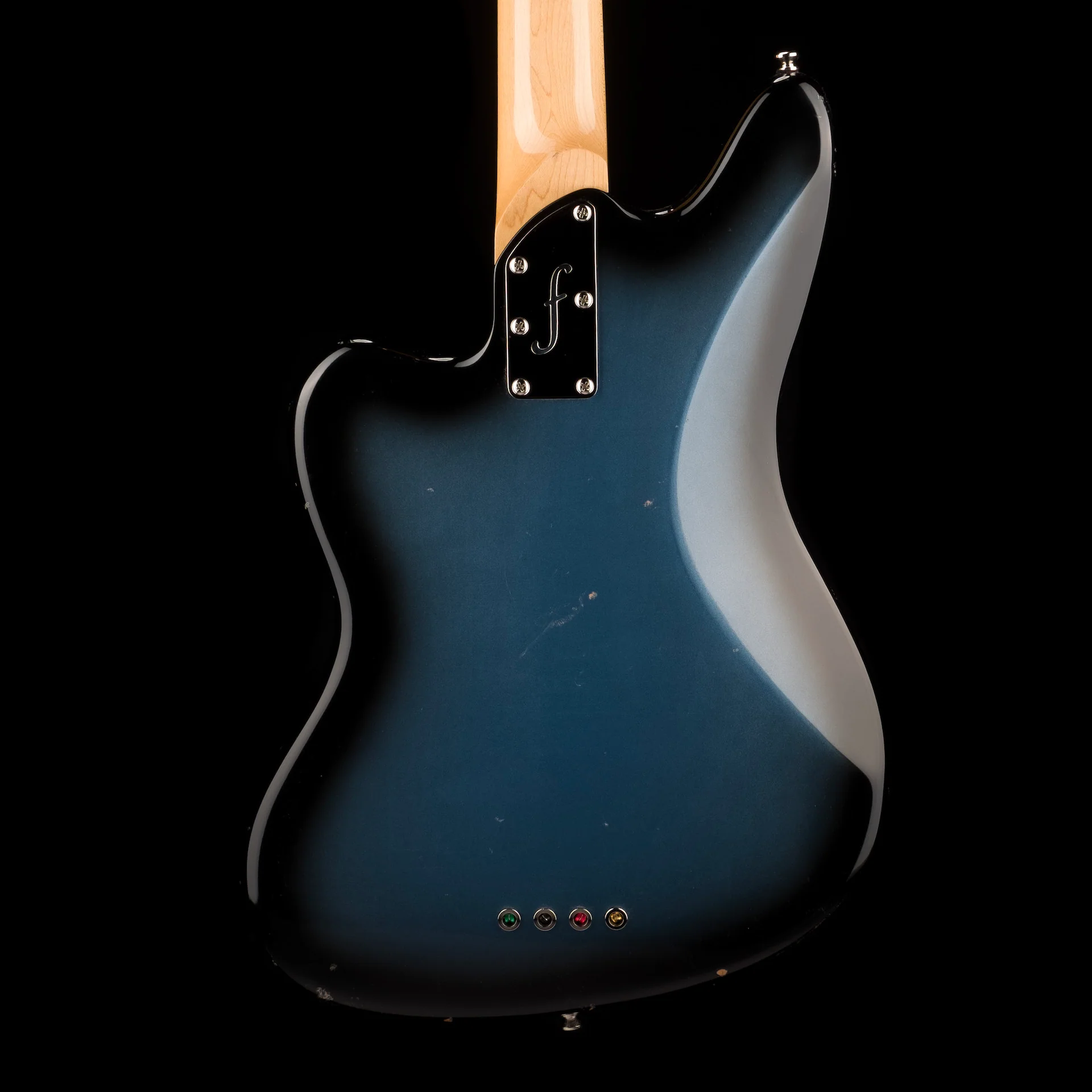 Fano Alt de Facto JM4 Bass Pelham Blue Burst Light Distress with Case - Image 12