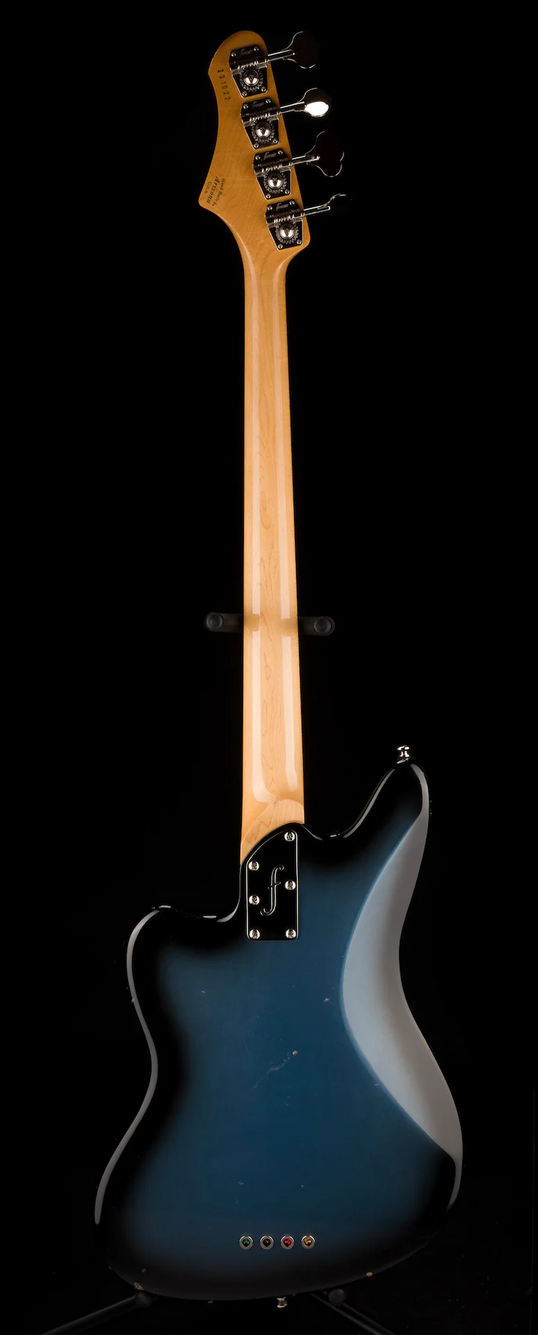 Fano Alt de Facto JM4 Bass Pelham Blue Burst Light Distress with Case - Image 13