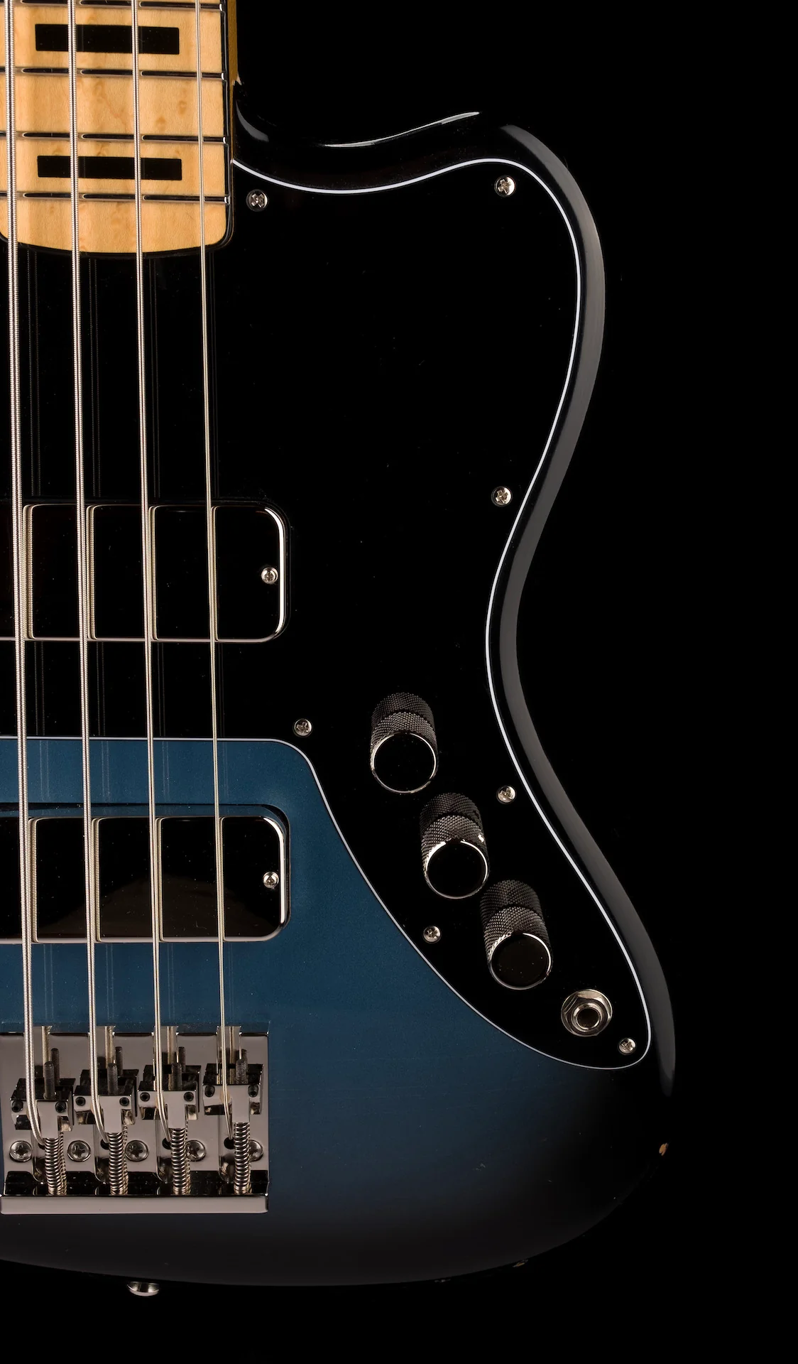 Fano Alt de Facto JM4 Bass Pelham Blue Burst Light Distress with Case - Image 8