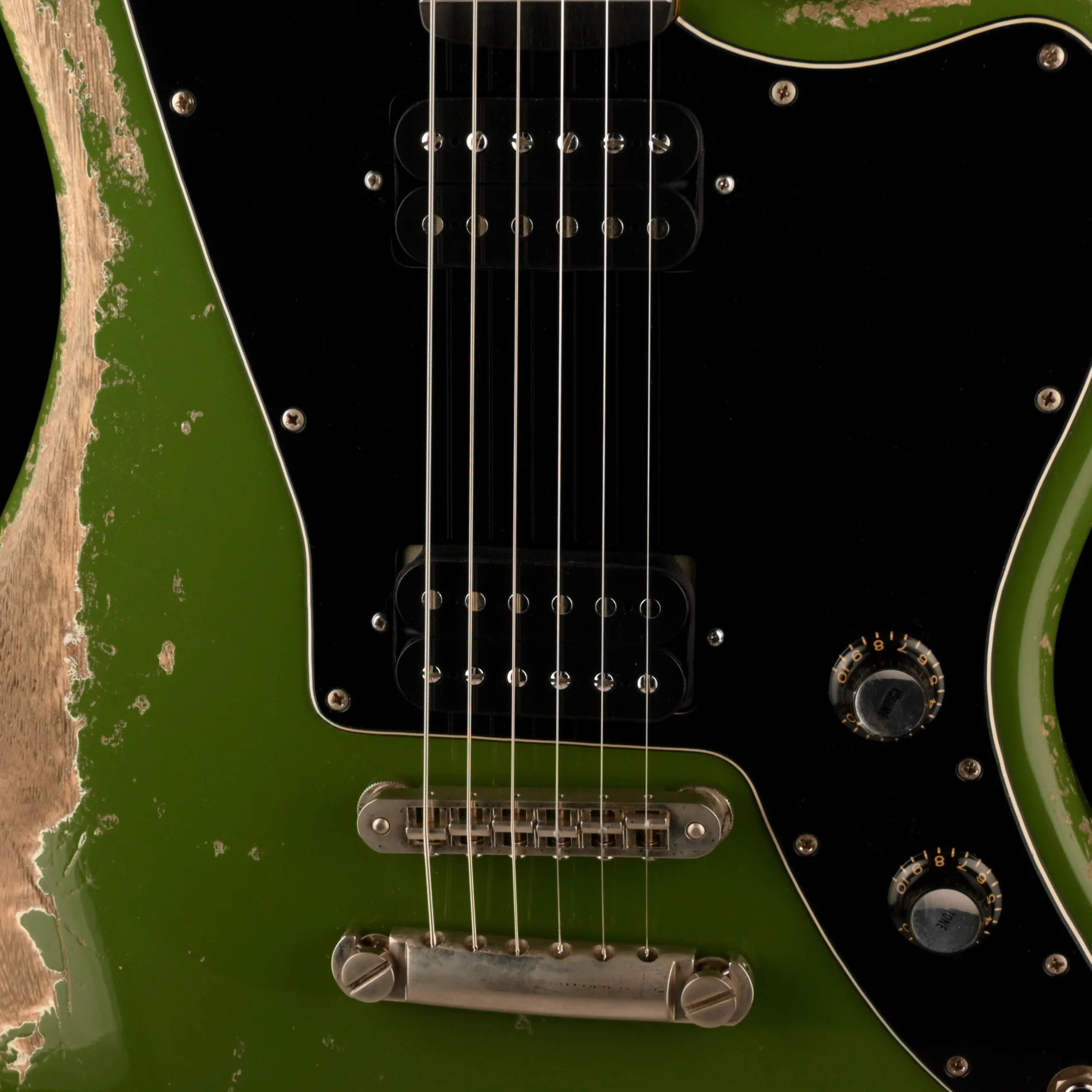 Fano Alt de Facto JM6 HB Heavy Distress Olive with Gig Bag - Image 4