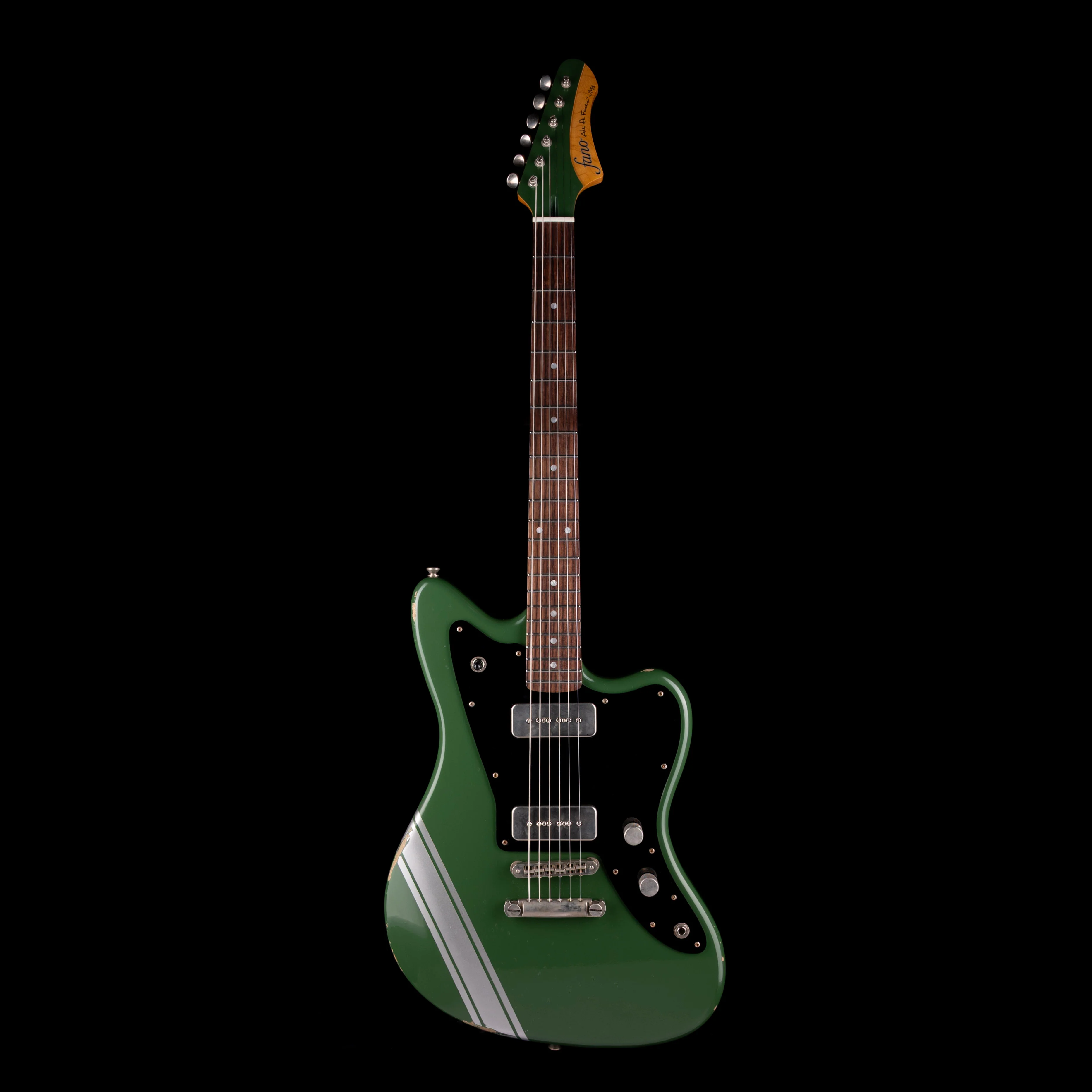 Fano Alt de Facto JM6 Light Distress Olive Green with Gig Bag - Image 2