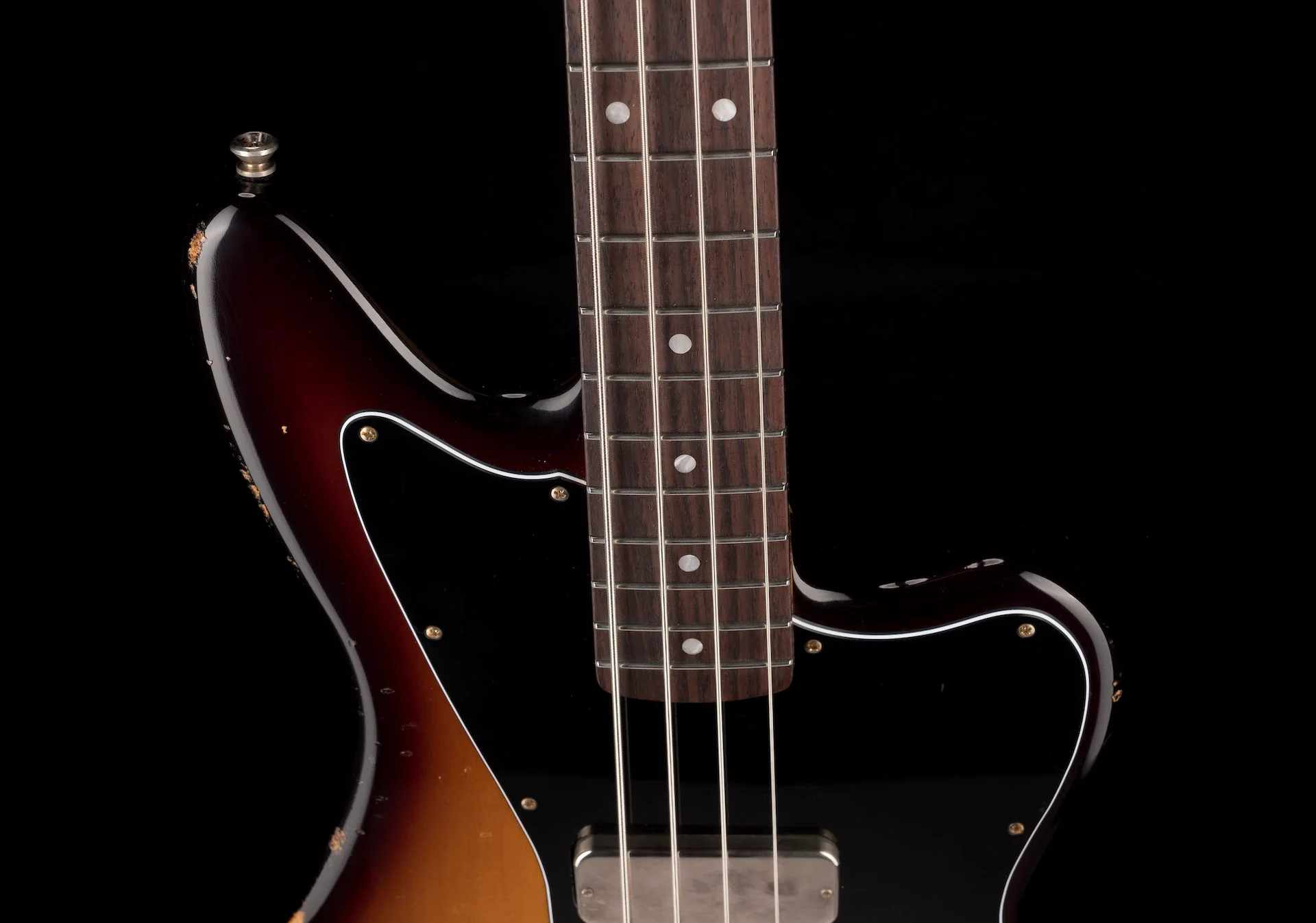 Fano Oltre JM4 Bass Medium Distress Tobacco Burst with Gig Bag - Image 3