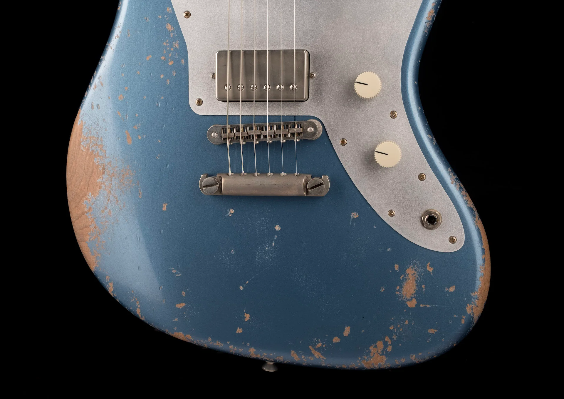 Fano Oltre Series JM6 Light Distress Pelham Blue with Gig Bag - Image 5