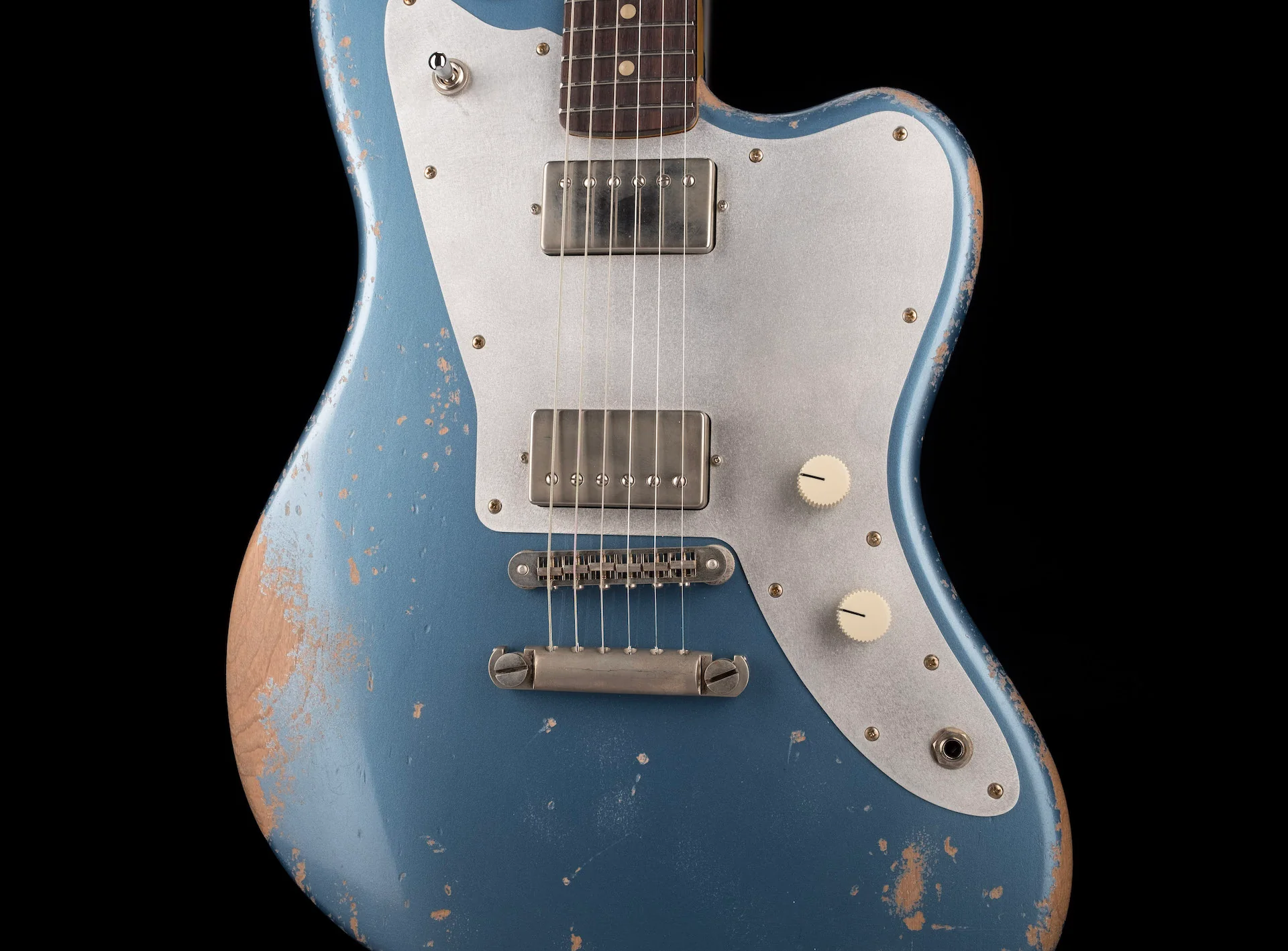 Fano Oltre Series JM6 Light Distress Pelham Blue with Gig Bag - Image 6