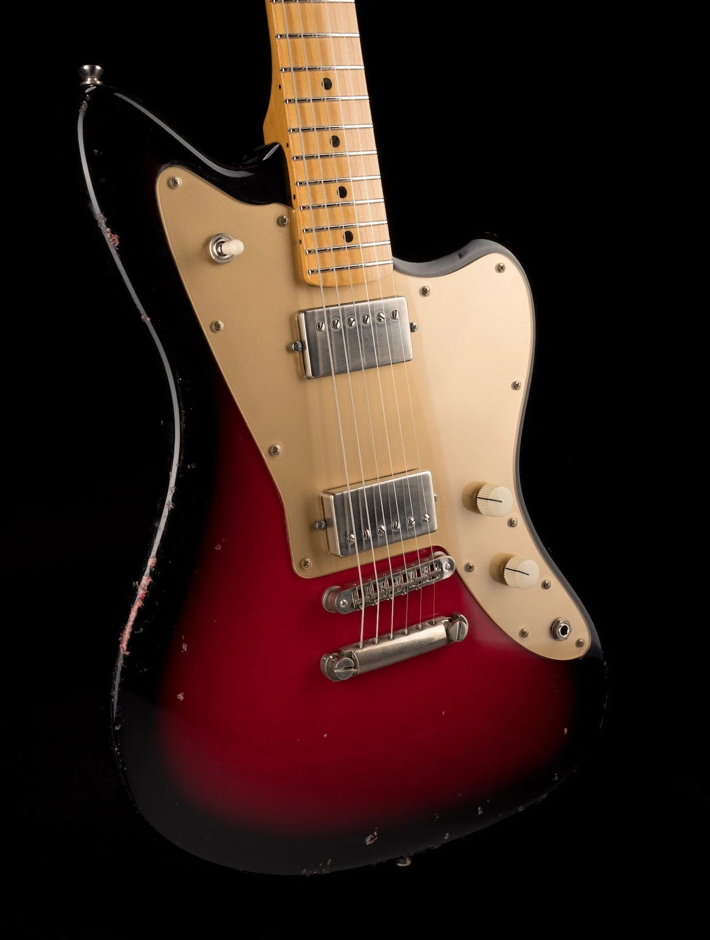 Fano Oltre JM6 Light Distress Red Burst with Gig Bag - Image 10