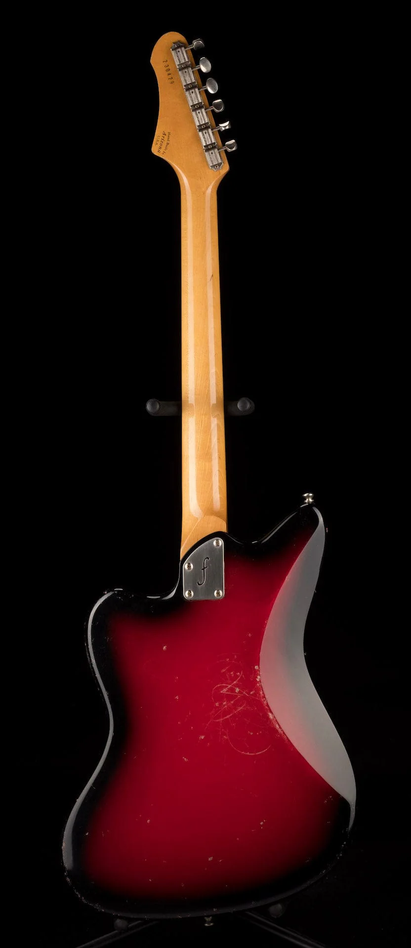 Fano Oltre JM6 Light Distress Red Burst with Gig Bag - Image 13