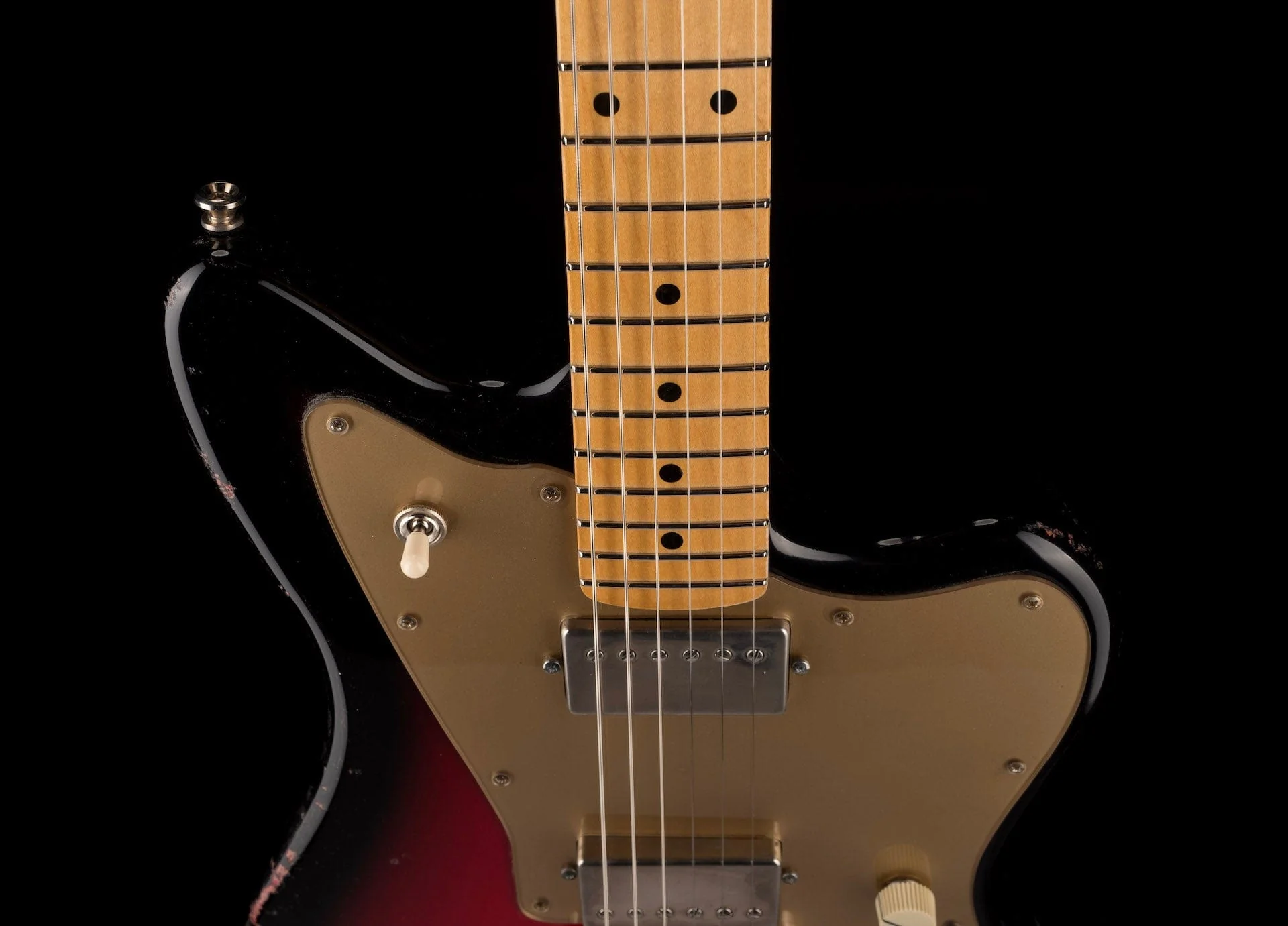 Fano Oltre JM6 Light Distress Red Burst with Gig Bag - Image 3