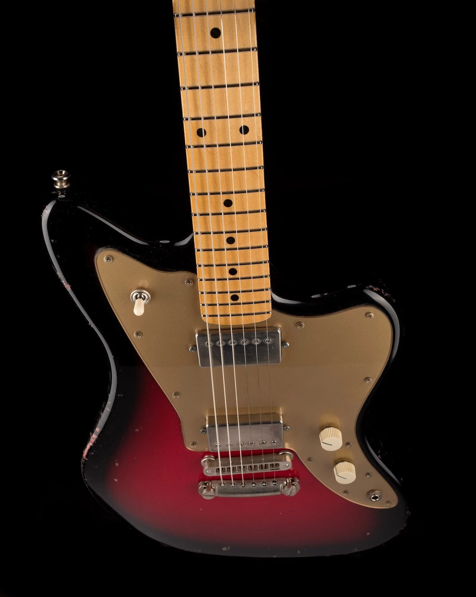 Fano Oltre JM6 Light Distress Red Burst with Gig Bag - Image 4