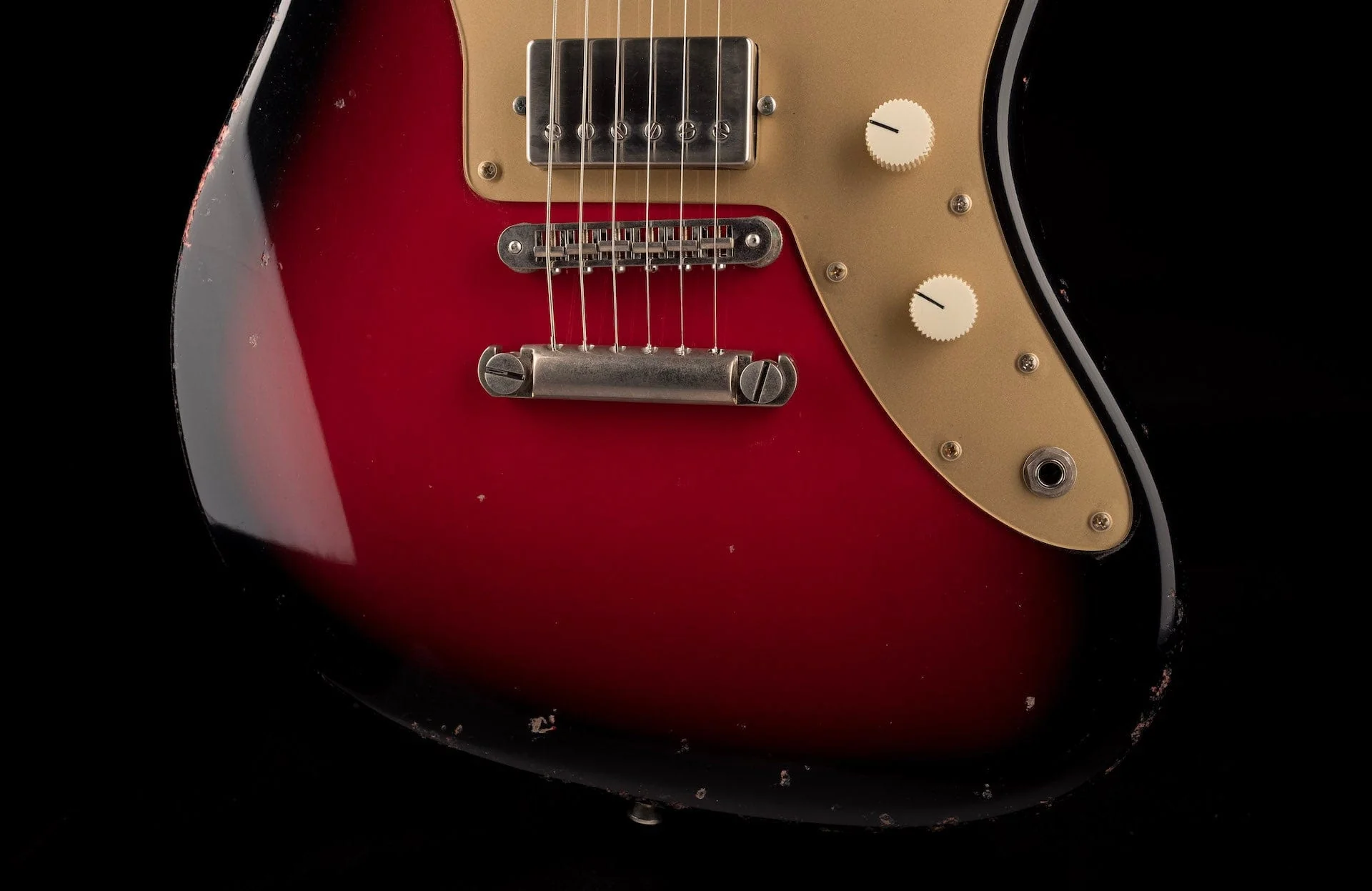 Fano Oltre JM6 Light Distress Red Burst with Gig Bag - Image 5