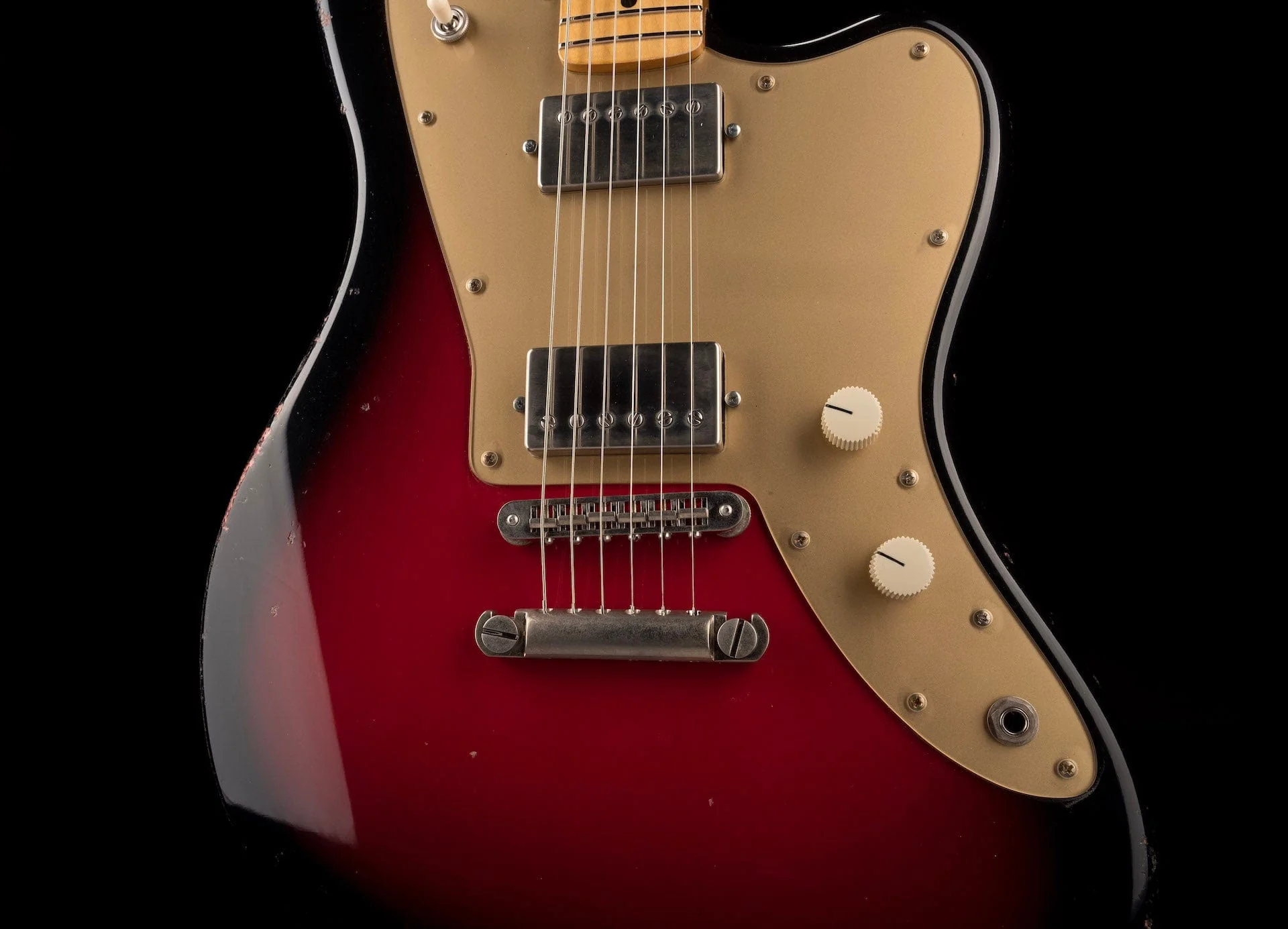 Fano Oltre JM6 Light Distress Red Burst with Gig Bag - Image 6