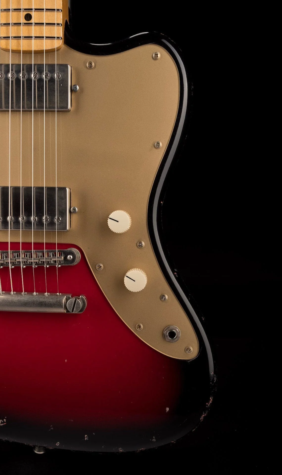 Fano Oltre JM6 Light Distress Red Burst with Gig Bag - Image 9