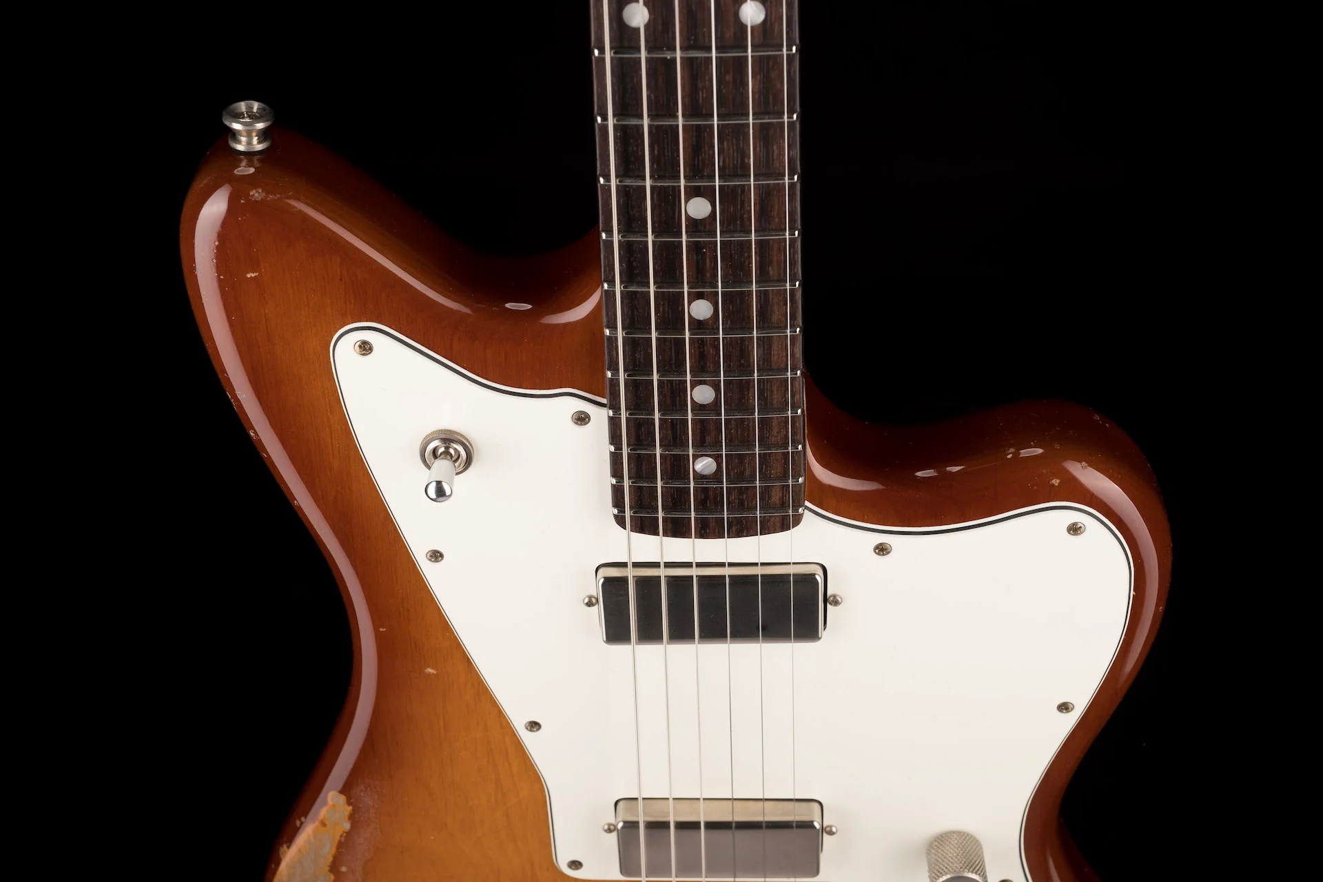 Fano Oltre JM6 Medium Distress Faded Tea Burst with Gig Bag - Image 3