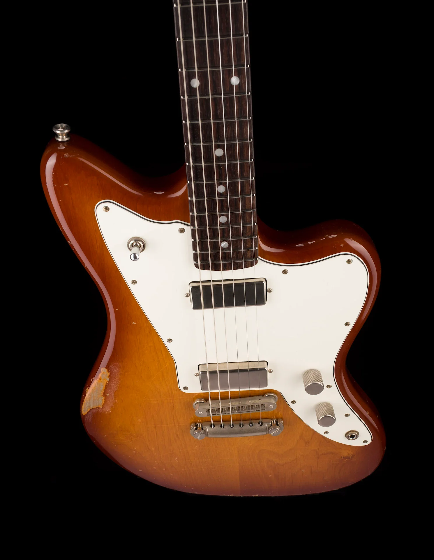 Fano Oltre JM6 Medium Distress Faded Tea Burst with Gig Bag - Image 4