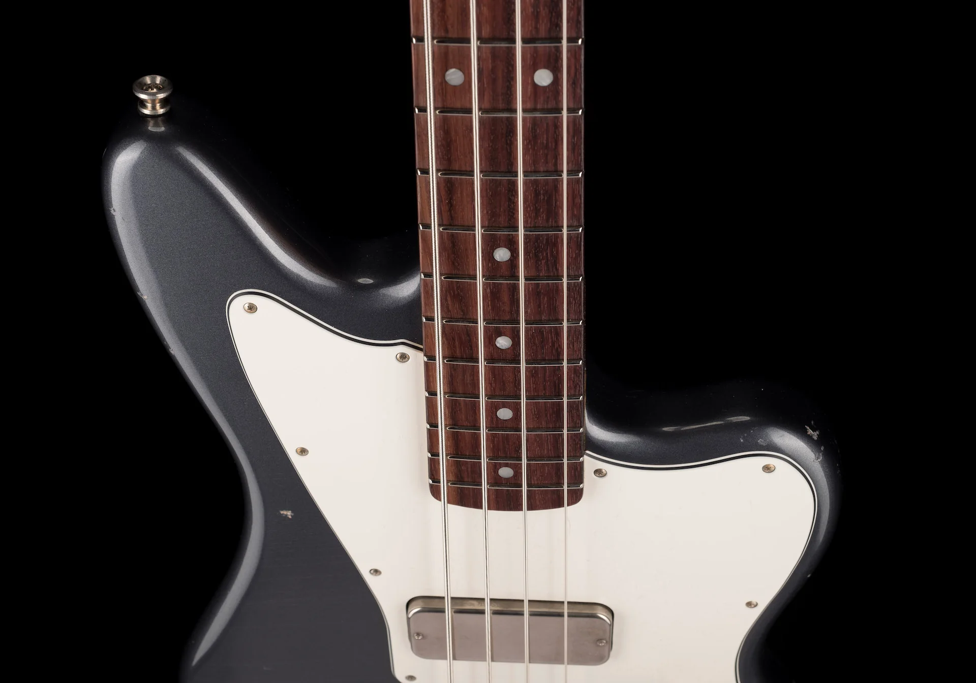 Fano Oltre Series JM4 Bass Light Distress Charcoal Frost with Gig Bag - Image 3