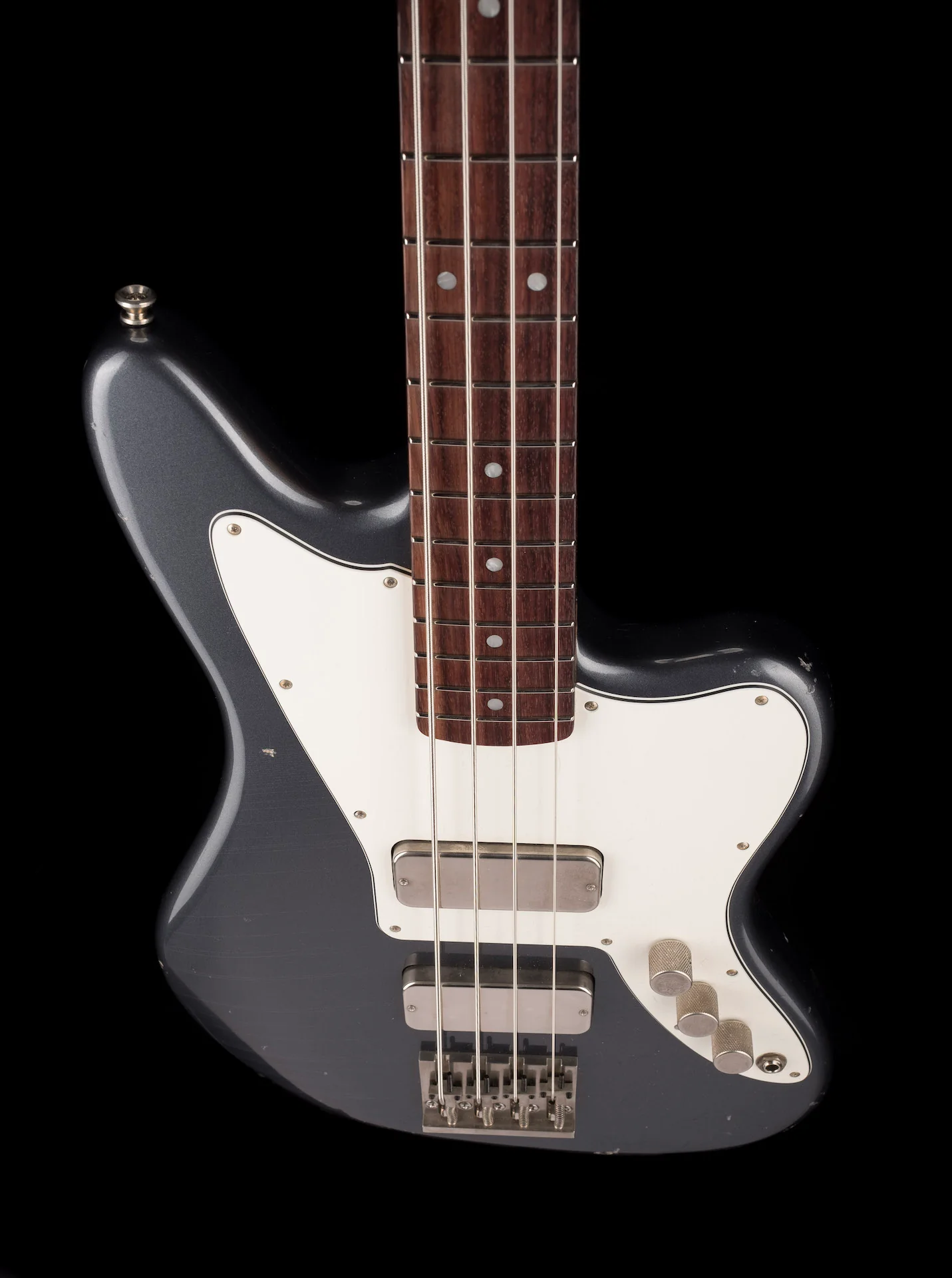 Fano Oltre Series JM4 Bass Light Distress Charcoal Frost with Gig Bag - Image 4