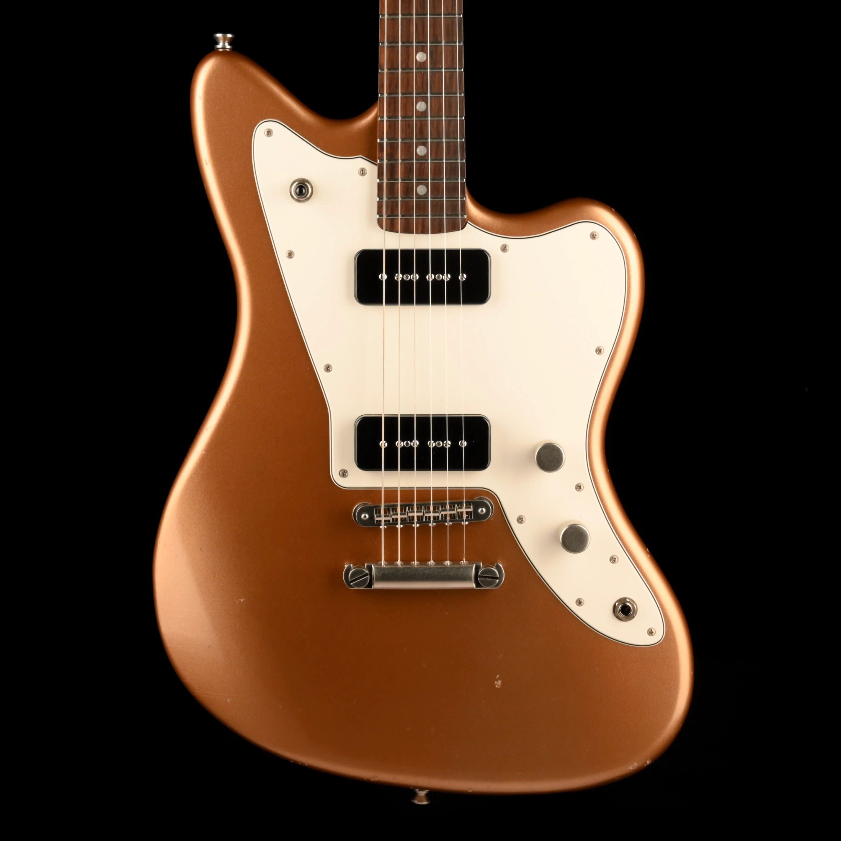 Fano Oltre Series JM6 P90 Light Distress Firemist Gold With Gig Bag