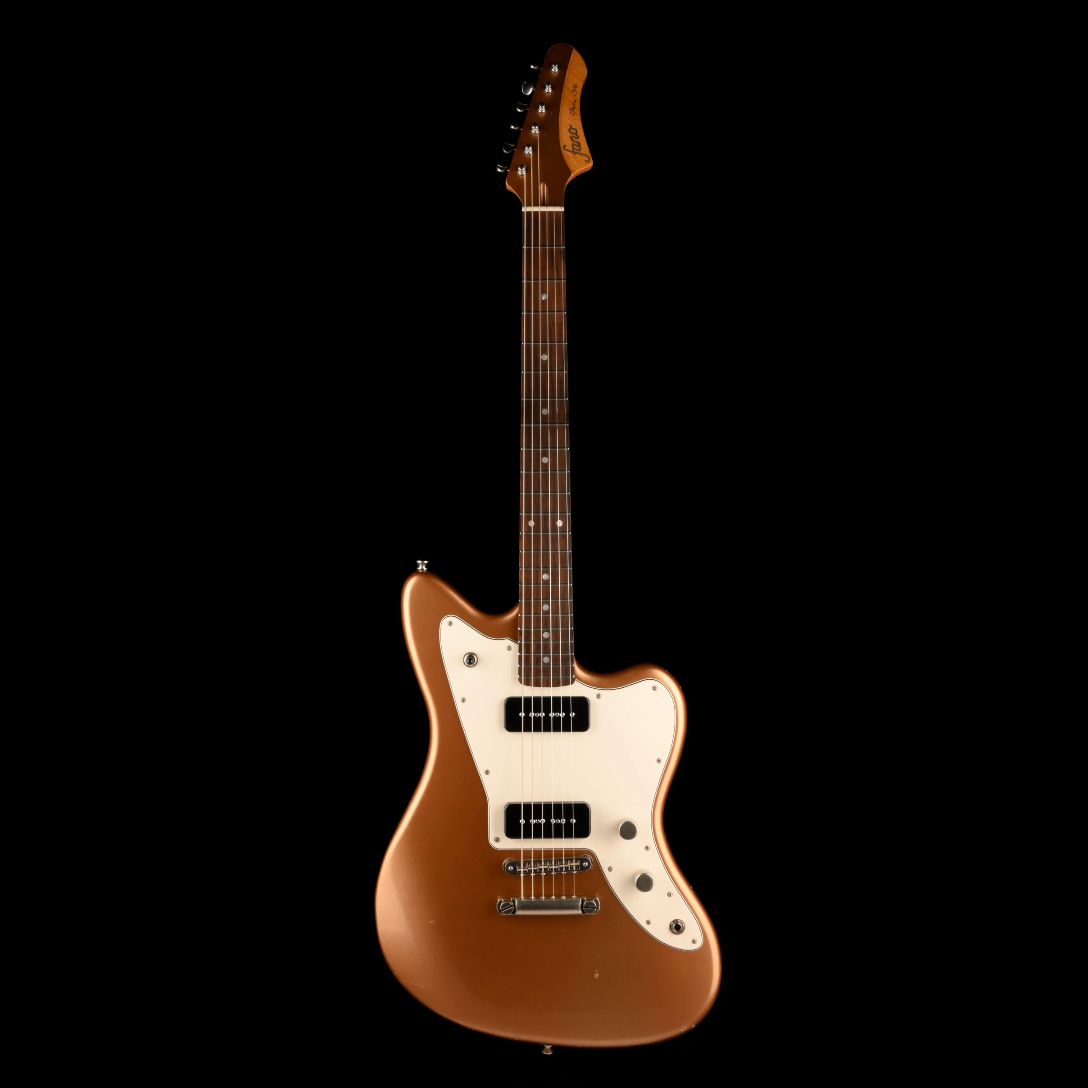 Fano Oltre Series JM6 P90 Light Distress Firemist Gold With Gig Bag - Image 2
