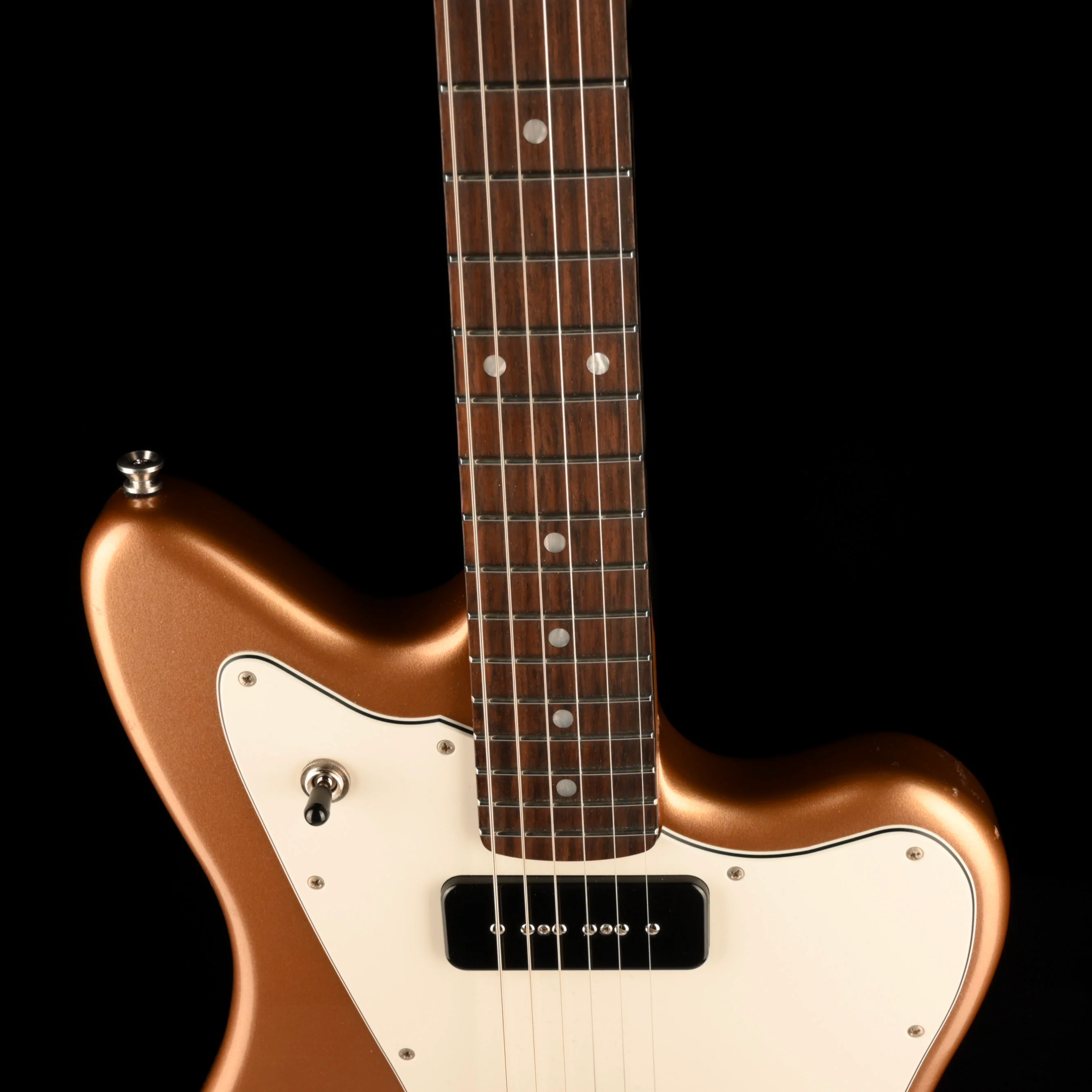 Fano Oltre Series JM6 P90 Light Distress Firemist Gold With Gig Bag - Image 3
