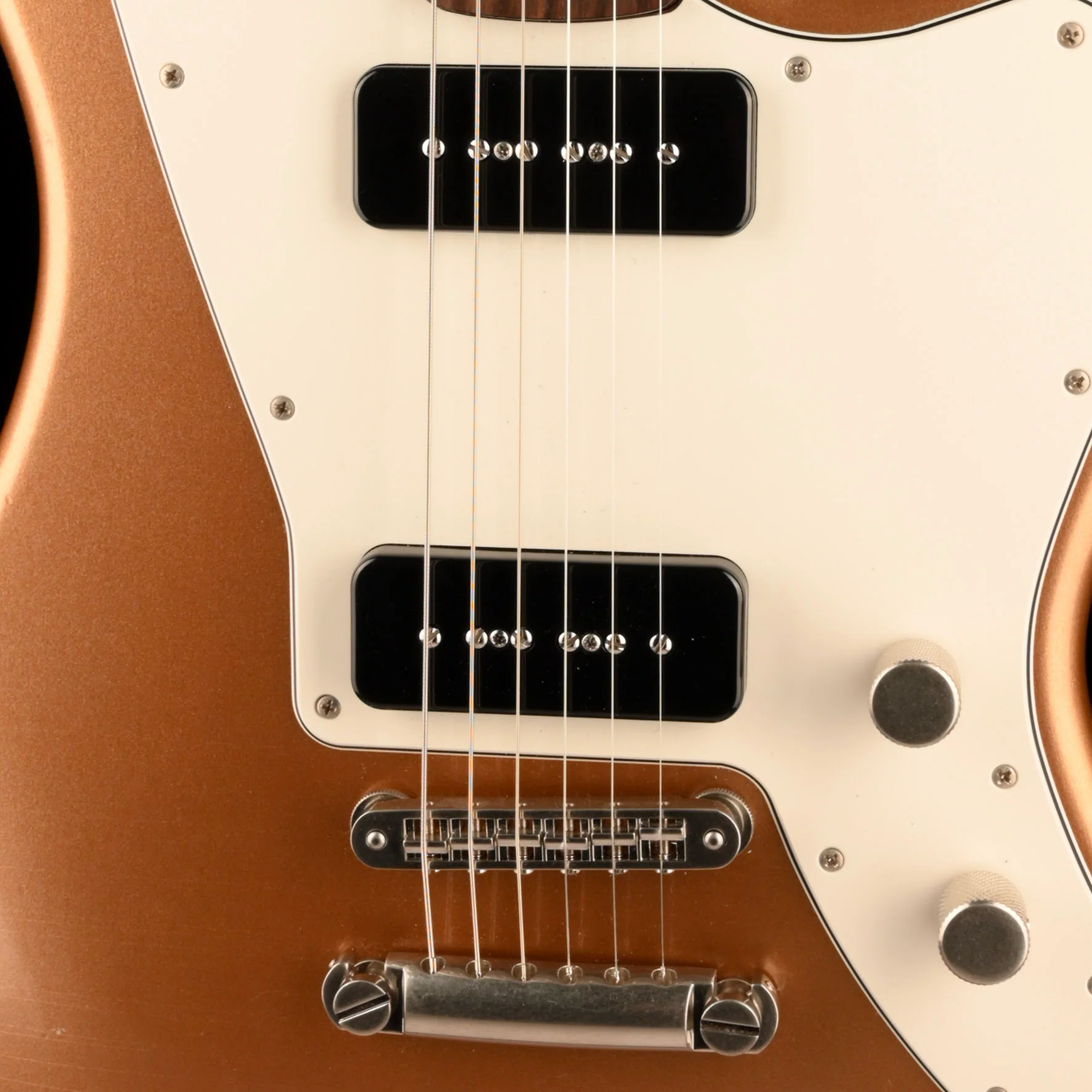 Fano Oltre Series JM6 P90 Light Distress Firemist Gold With Gig Bag - Image 5