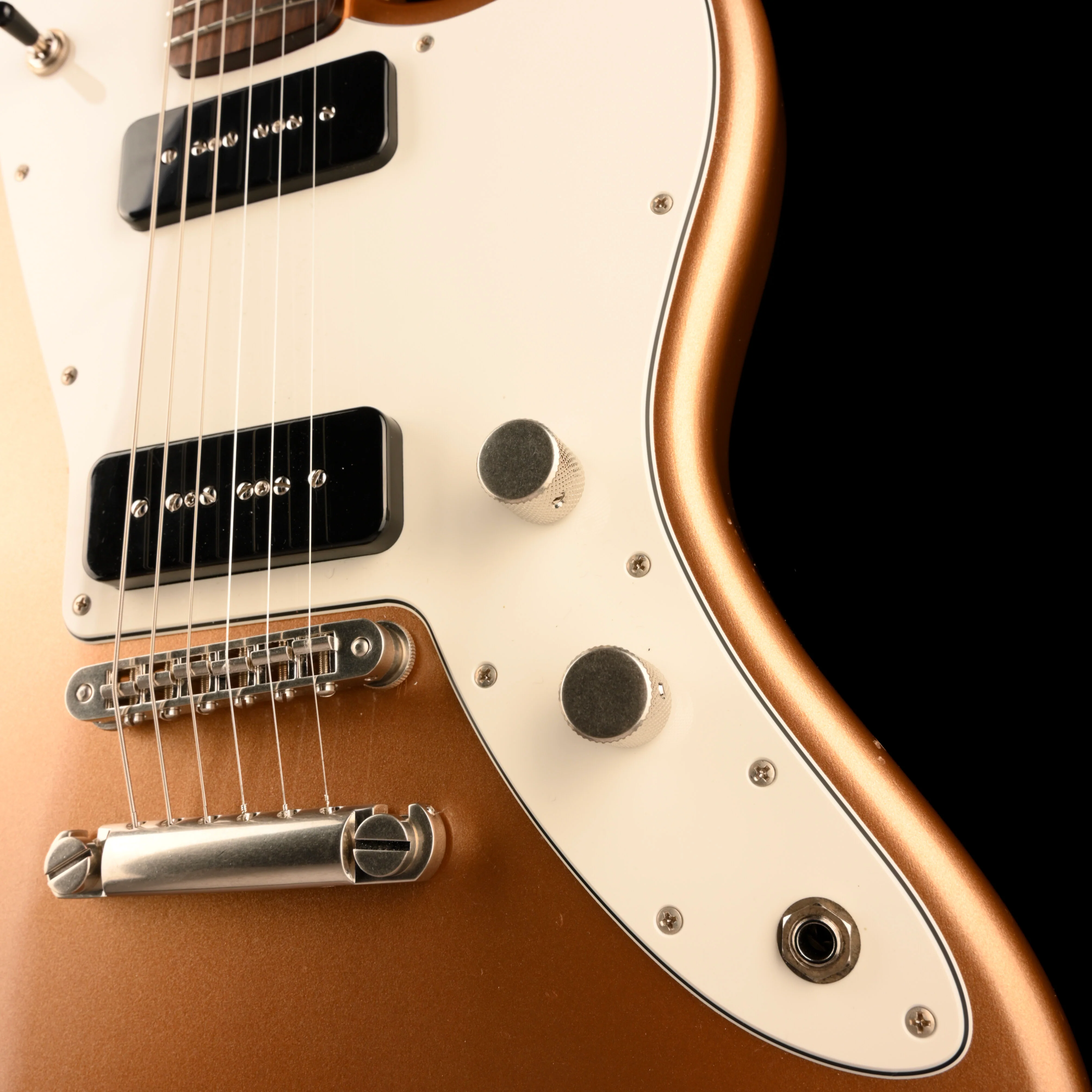 Fano Oltre Series JM6 P90 Light Distress Firemist Gold With Gig Bag - Image 6