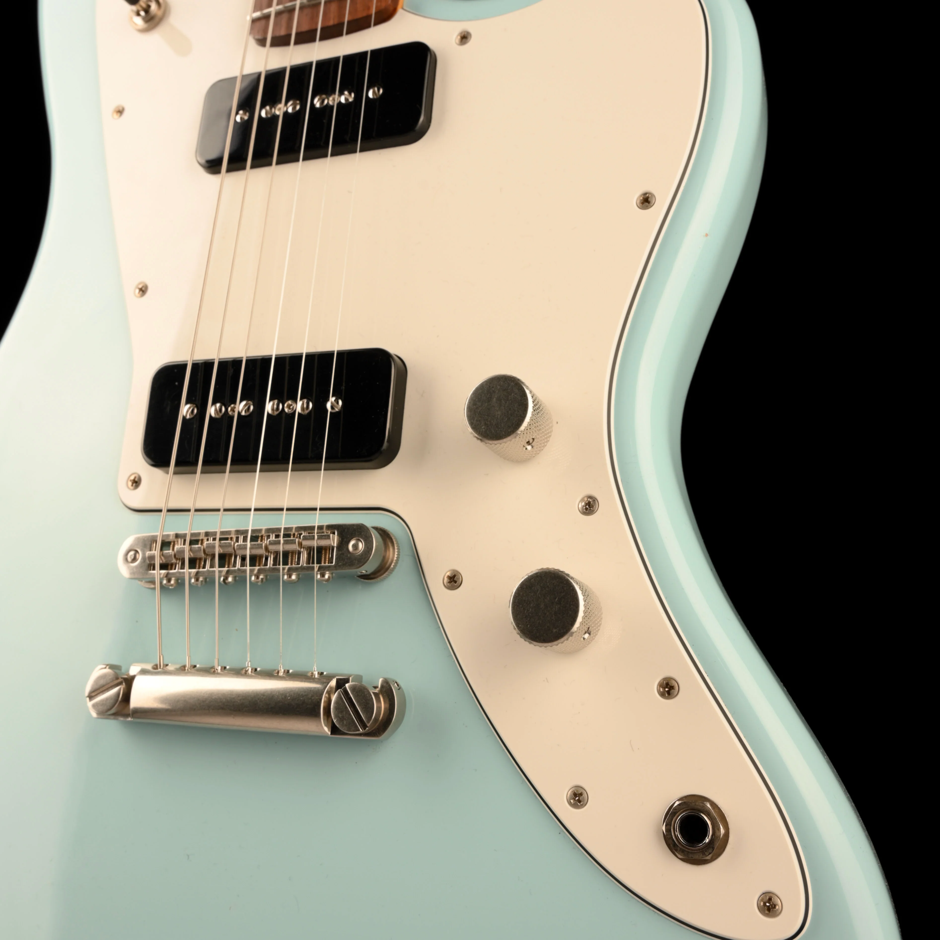 Fano Oltre Series JM6 P90 Light Distress Sonic Blue with Gig Bag - Image 6