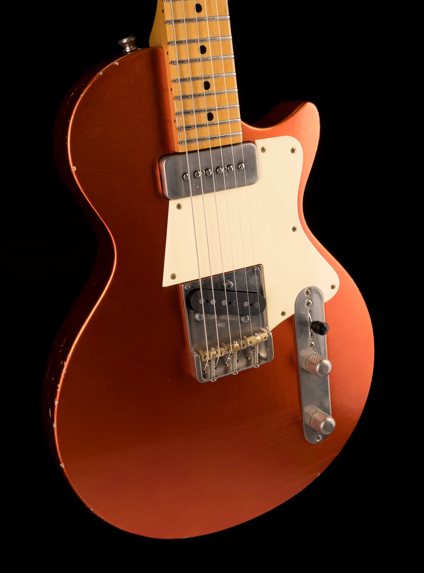 Fano Oltre SP6 Light Distress Candy Apple Orange with Gig Bag - Image 10