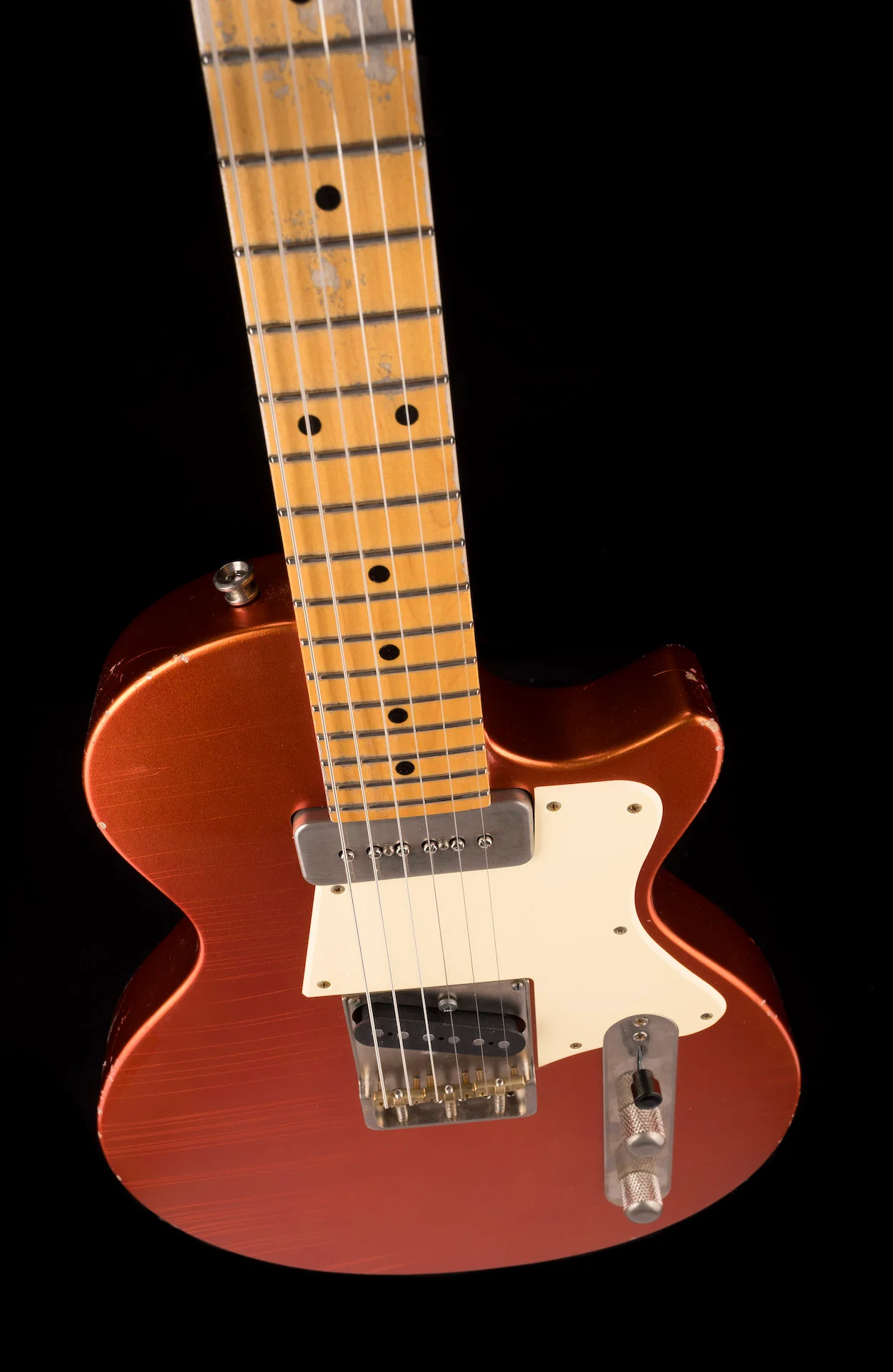 Fano Oltre SP6 Light Distress Candy Apple Orange with Gig Bag - Image 4