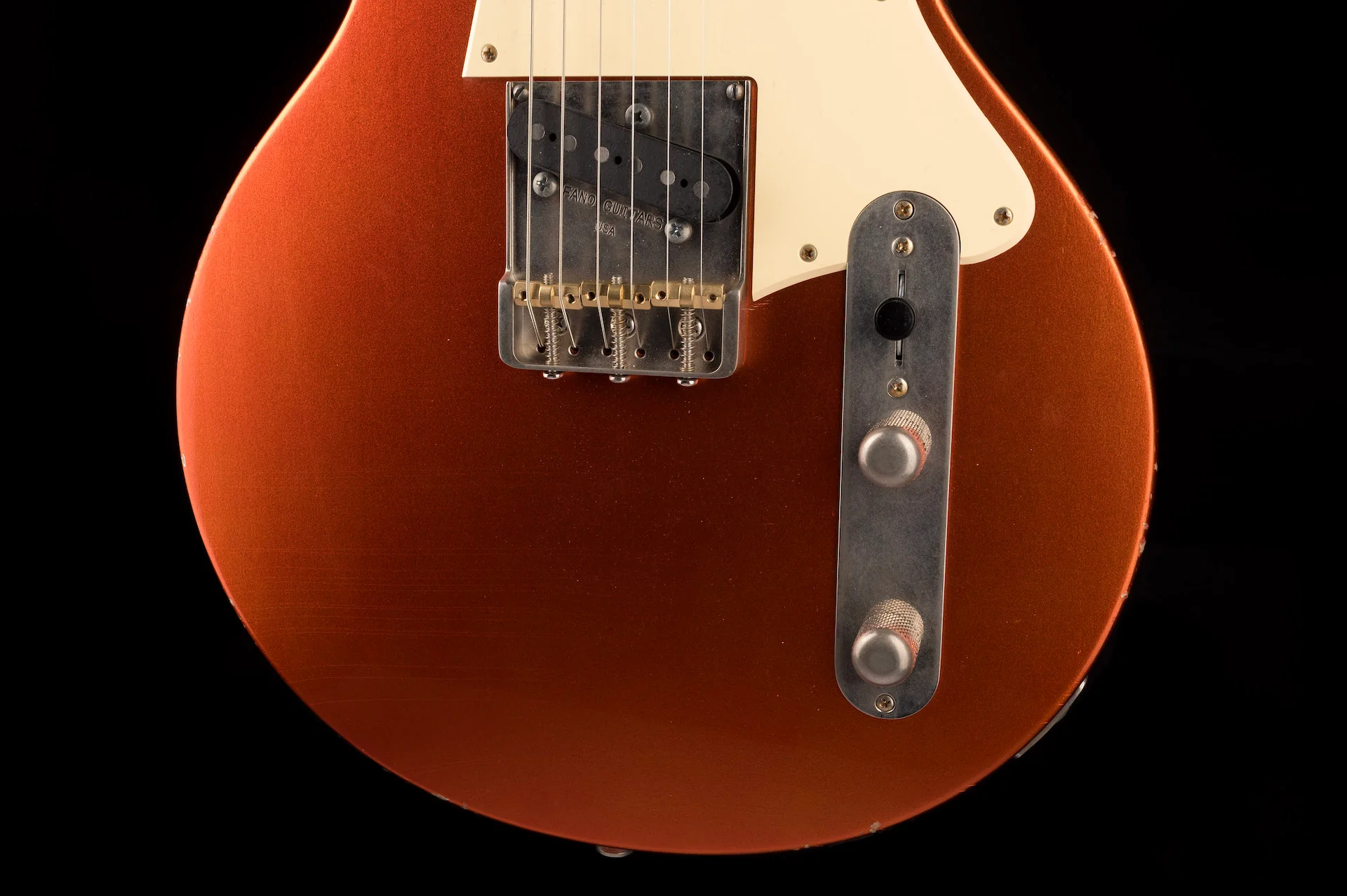 Fano Oltre SP6 Light Distress Candy Apple Orange with Gig Bag - Image 5