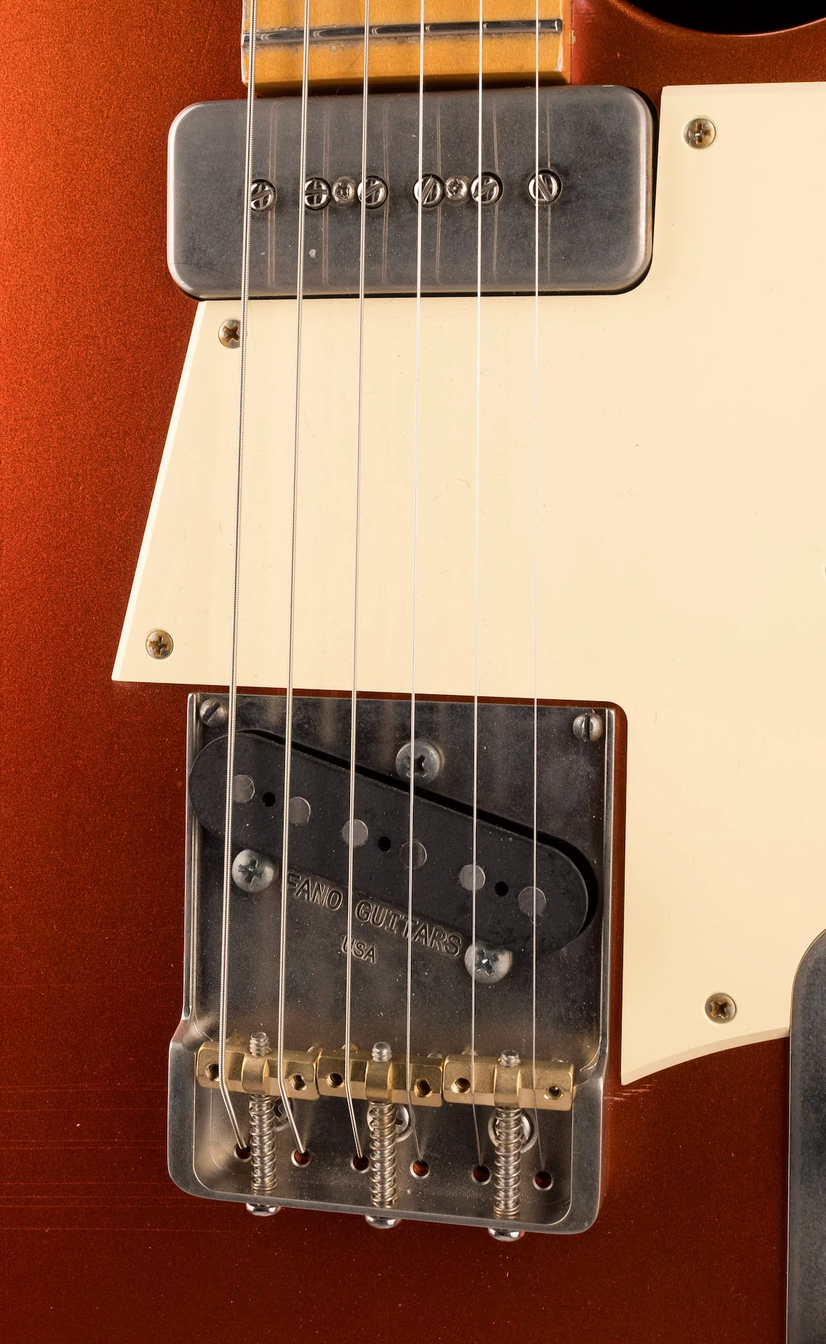 Fano Oltre SP6 Light Distress Candy Apple Orange with Gig Bag - Image 6