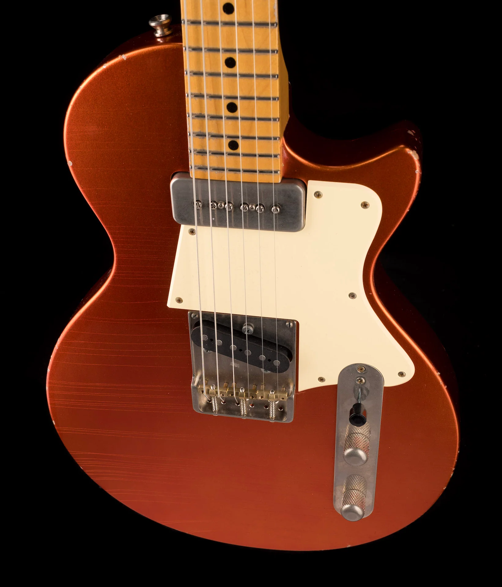 Fano Oltre SP6 Light Distress Candy Apple Orange with Gig Bag - Image 9